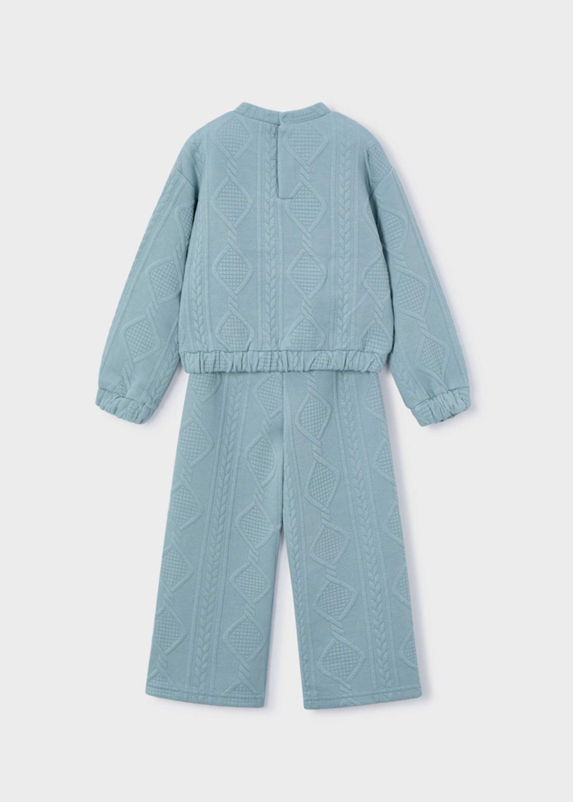 Girls quilted tracksuit