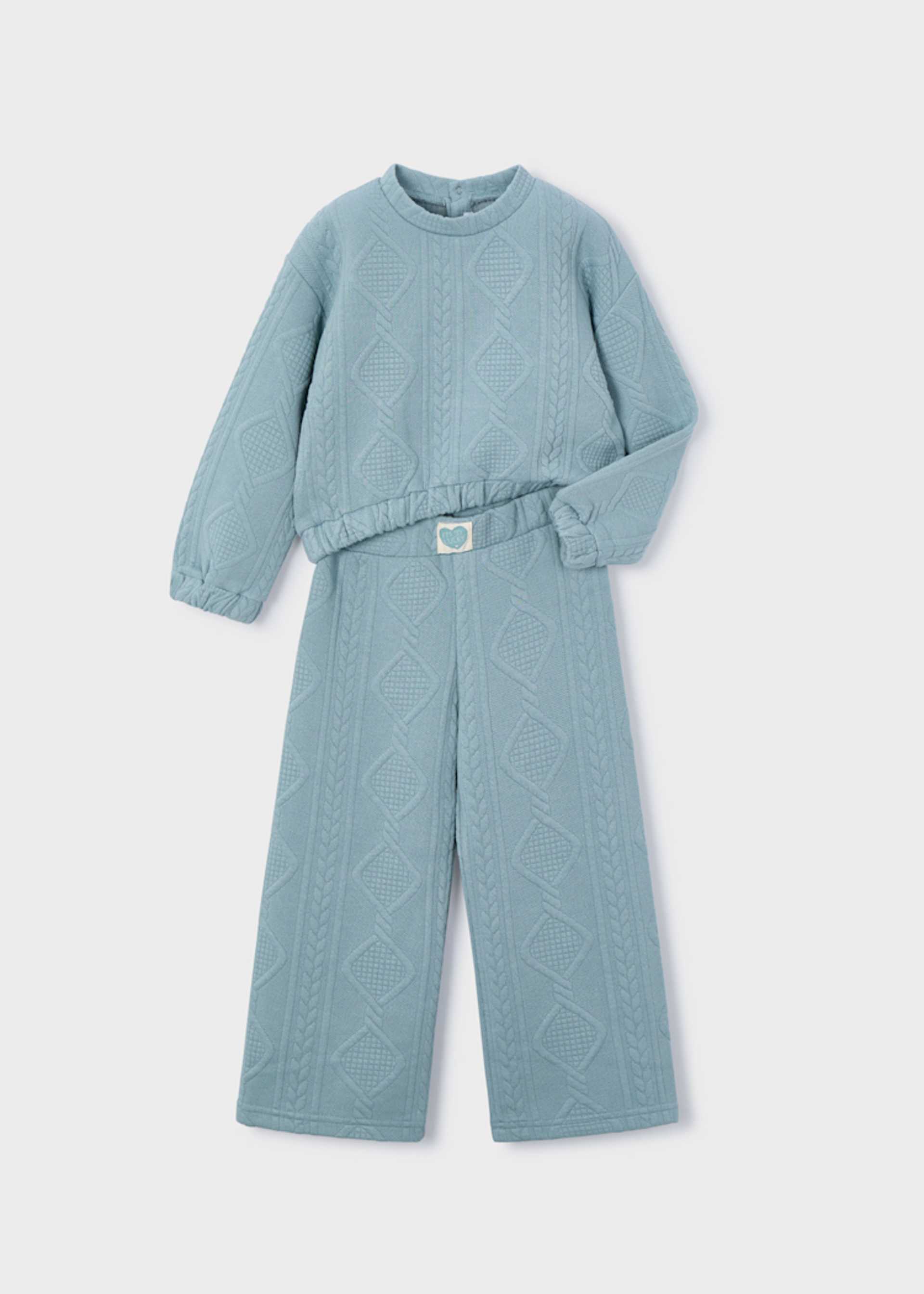 Girls quilted tracksuit