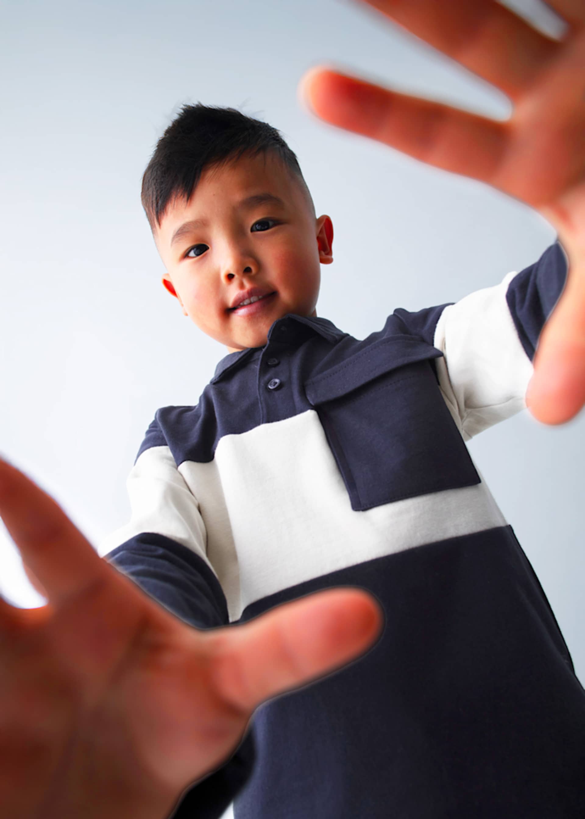 Poloshirt gestreift Jungen