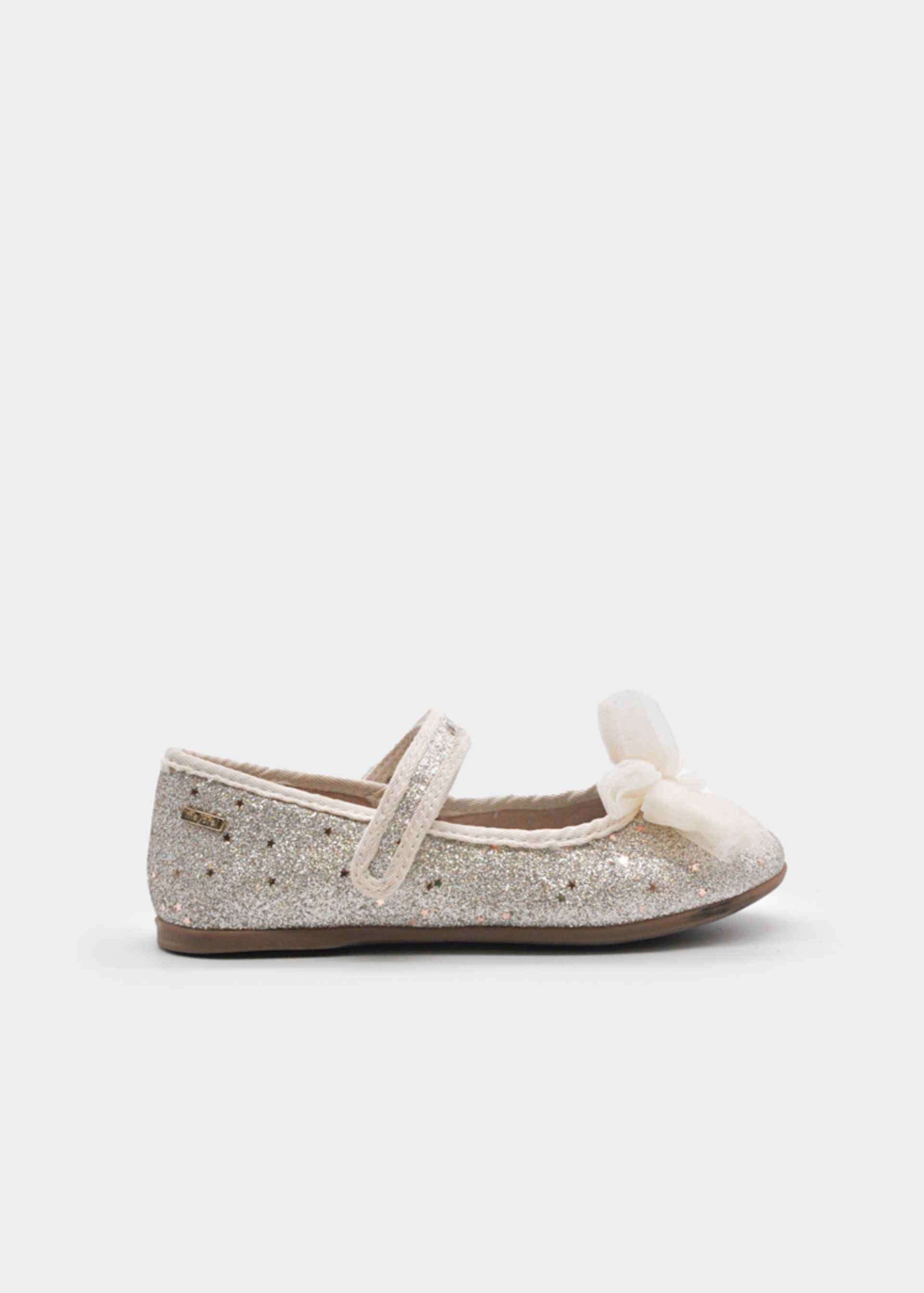 Ballerine fiocco e glitter bambina