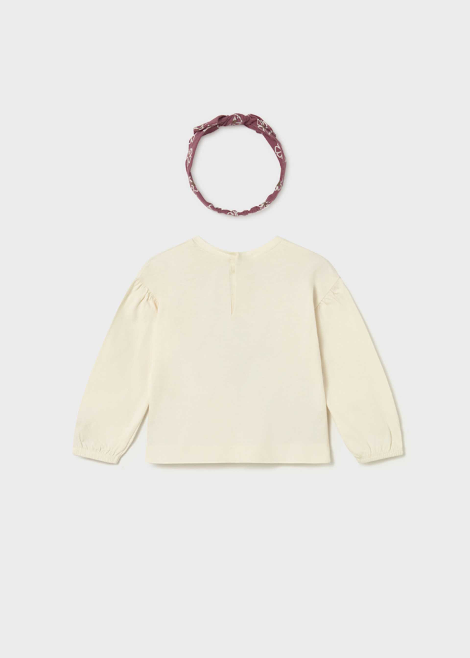 T-shirt avec serre-tête bébé T-shirt avec serre-tête bébé