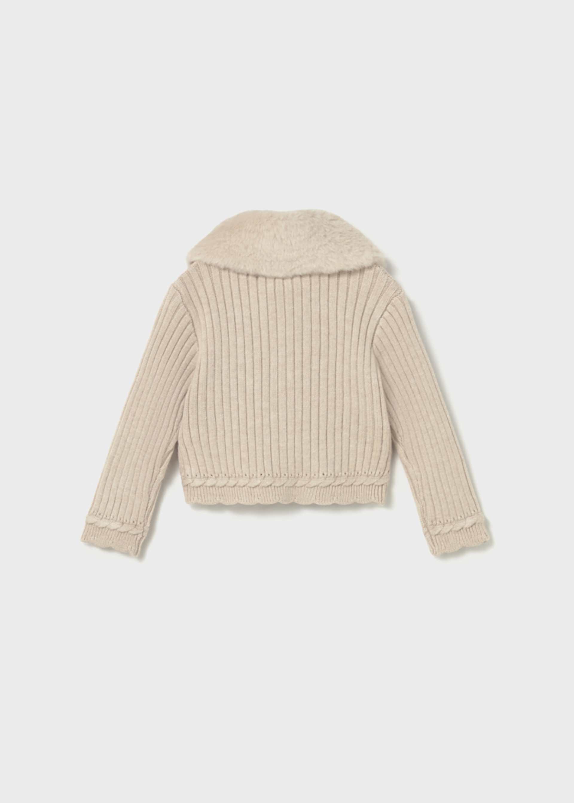 Rebeca tricot cuello pelo bebé Rebeca tricot cuello pelo bebé