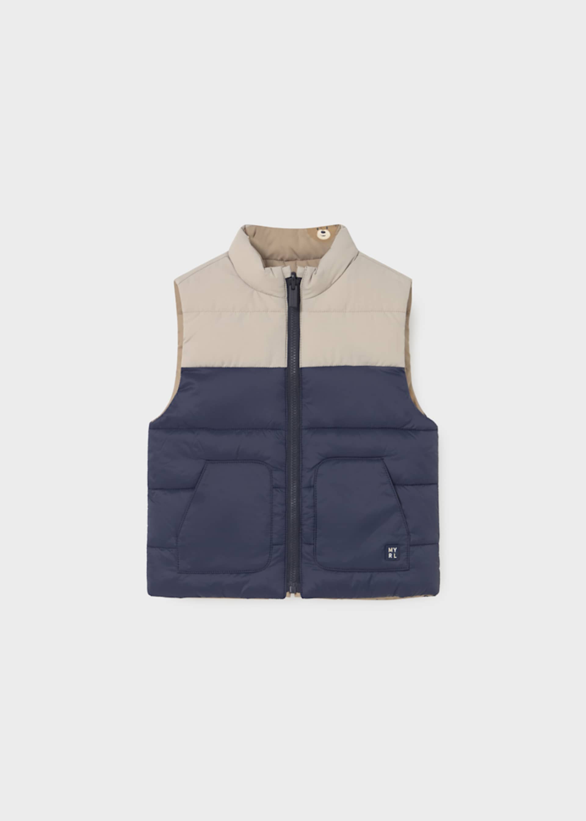Baby reversible gilet