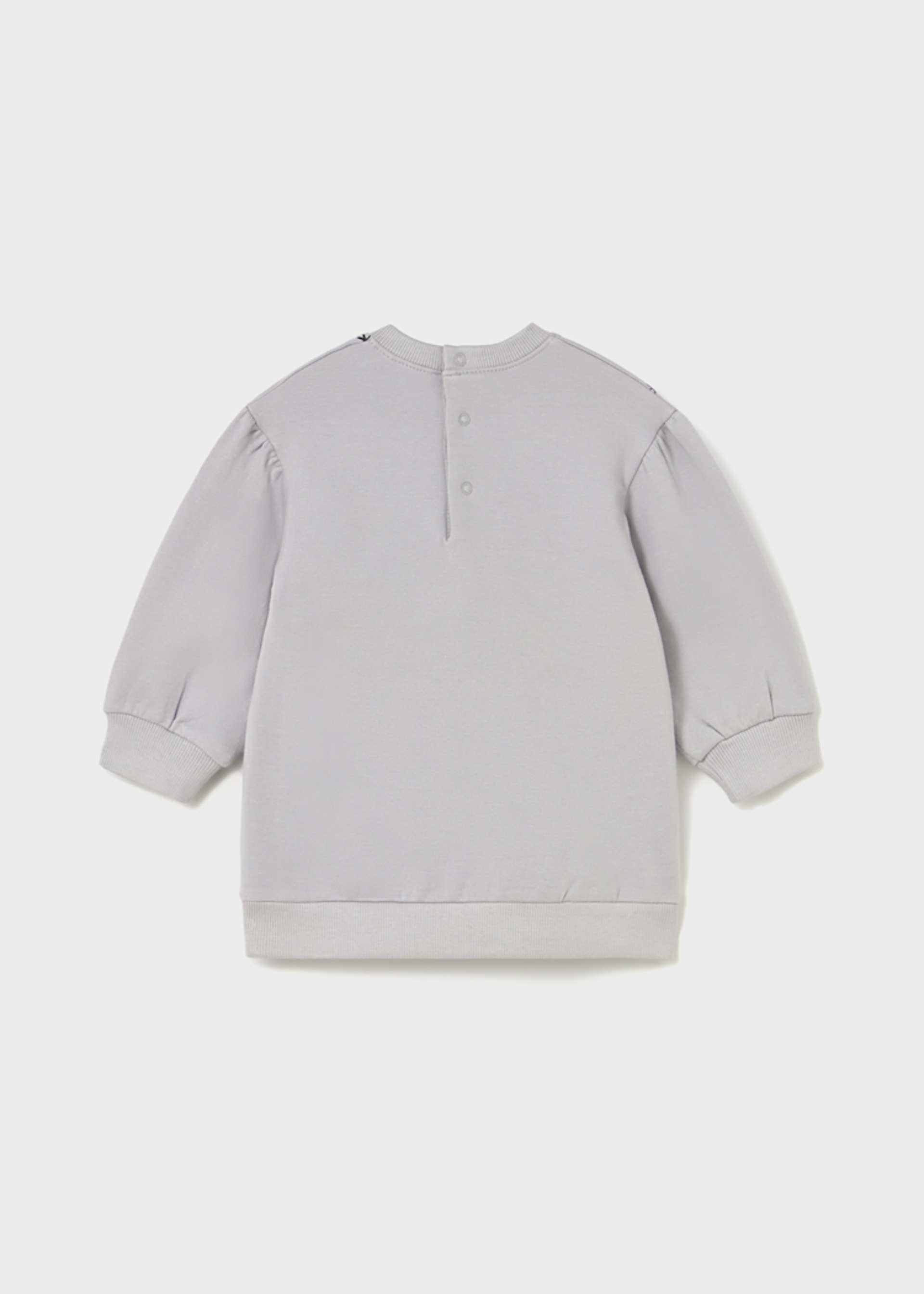 Robe en molleton imprimé bébé