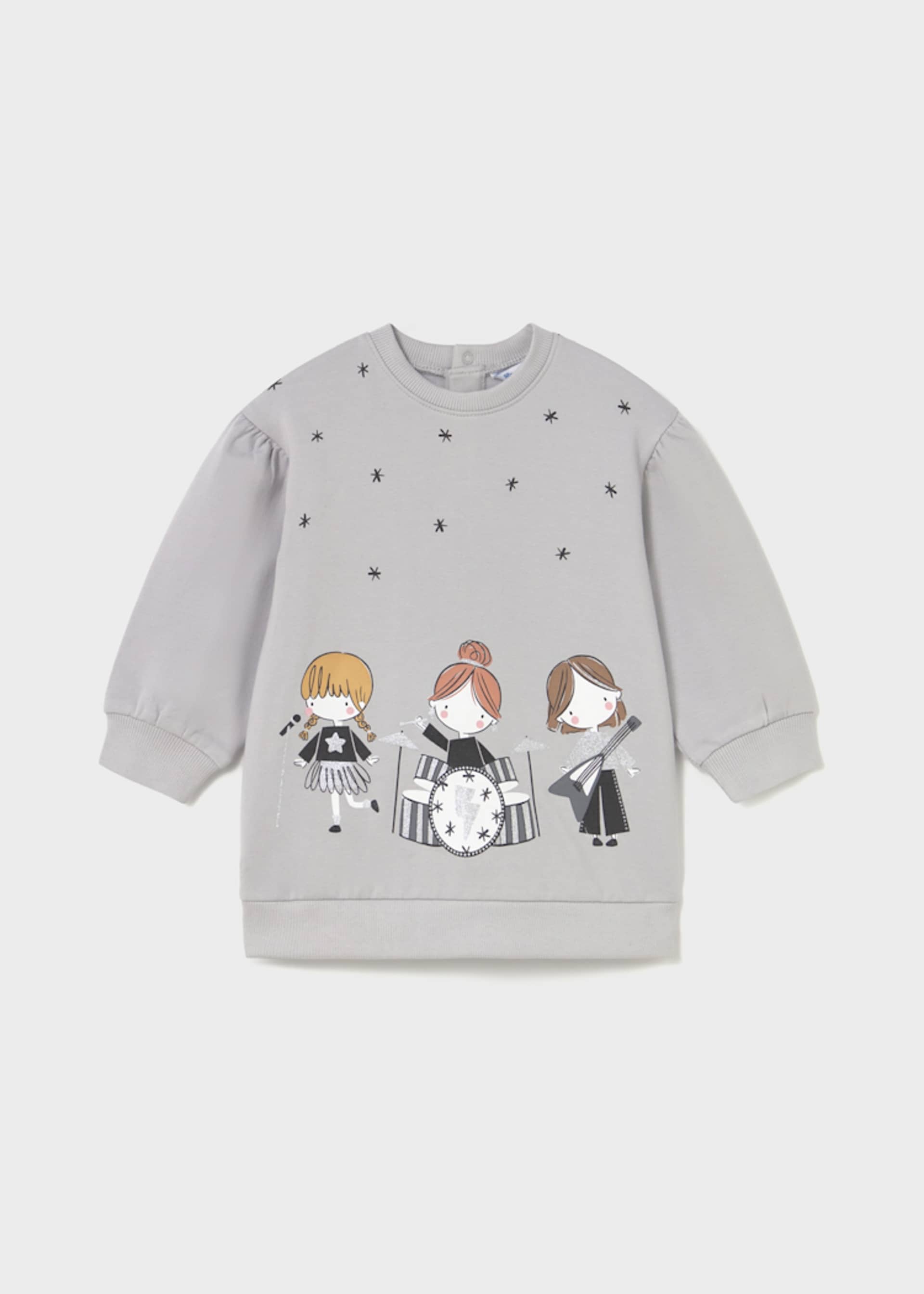 Sweatkleid Motiv Baby