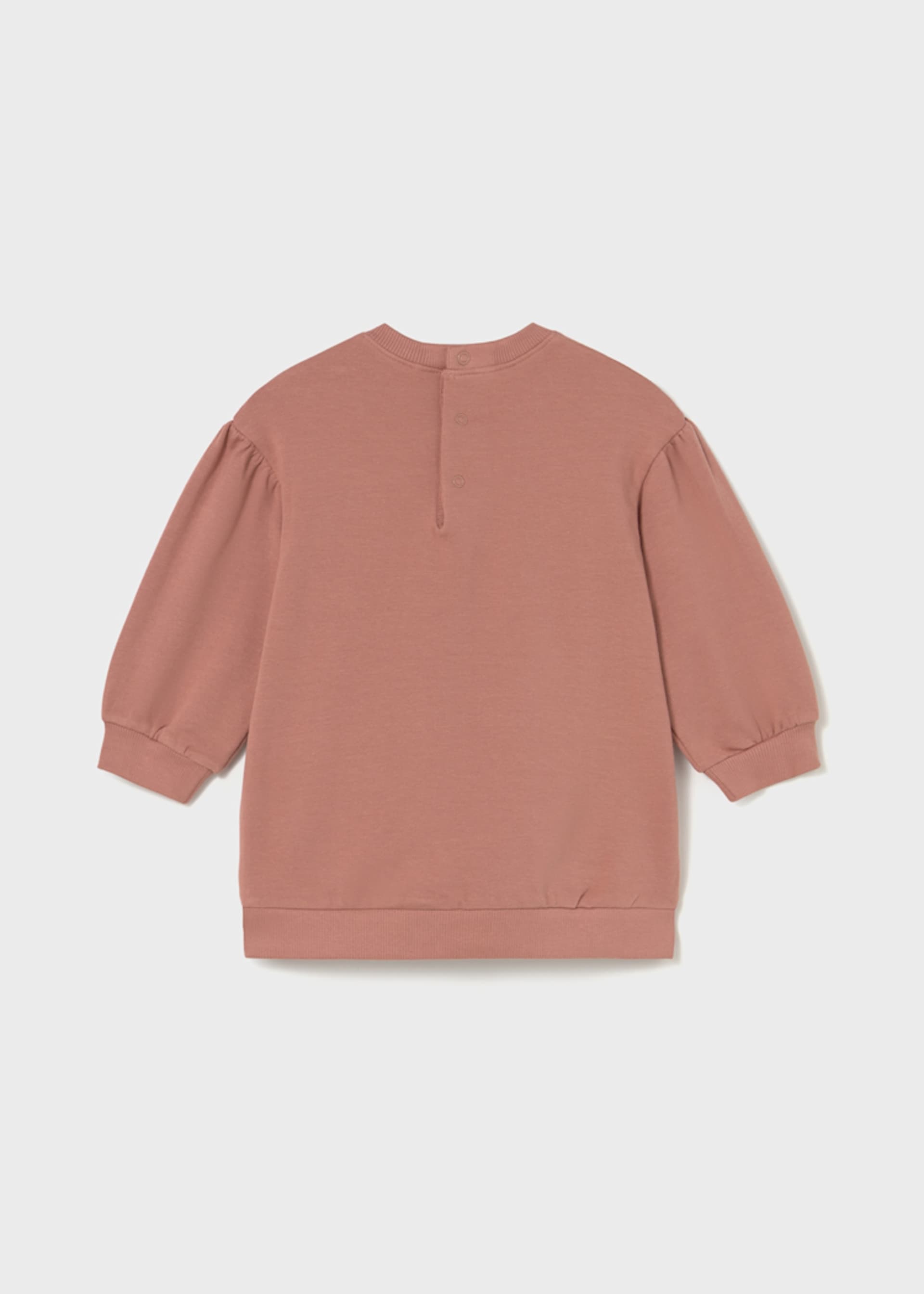 Robe en molleton imprimé bébé