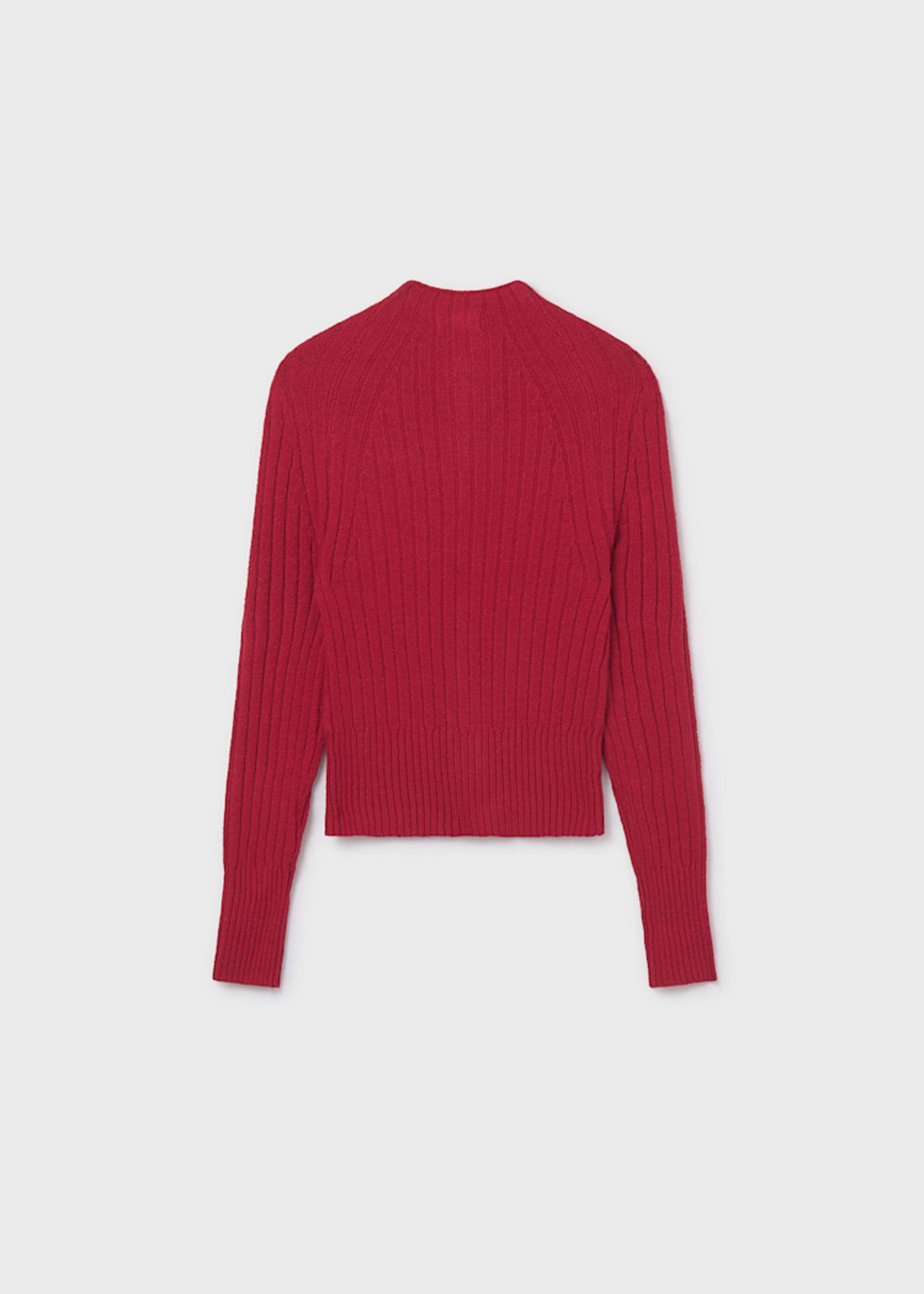 Sudadera cremallera tricot chica