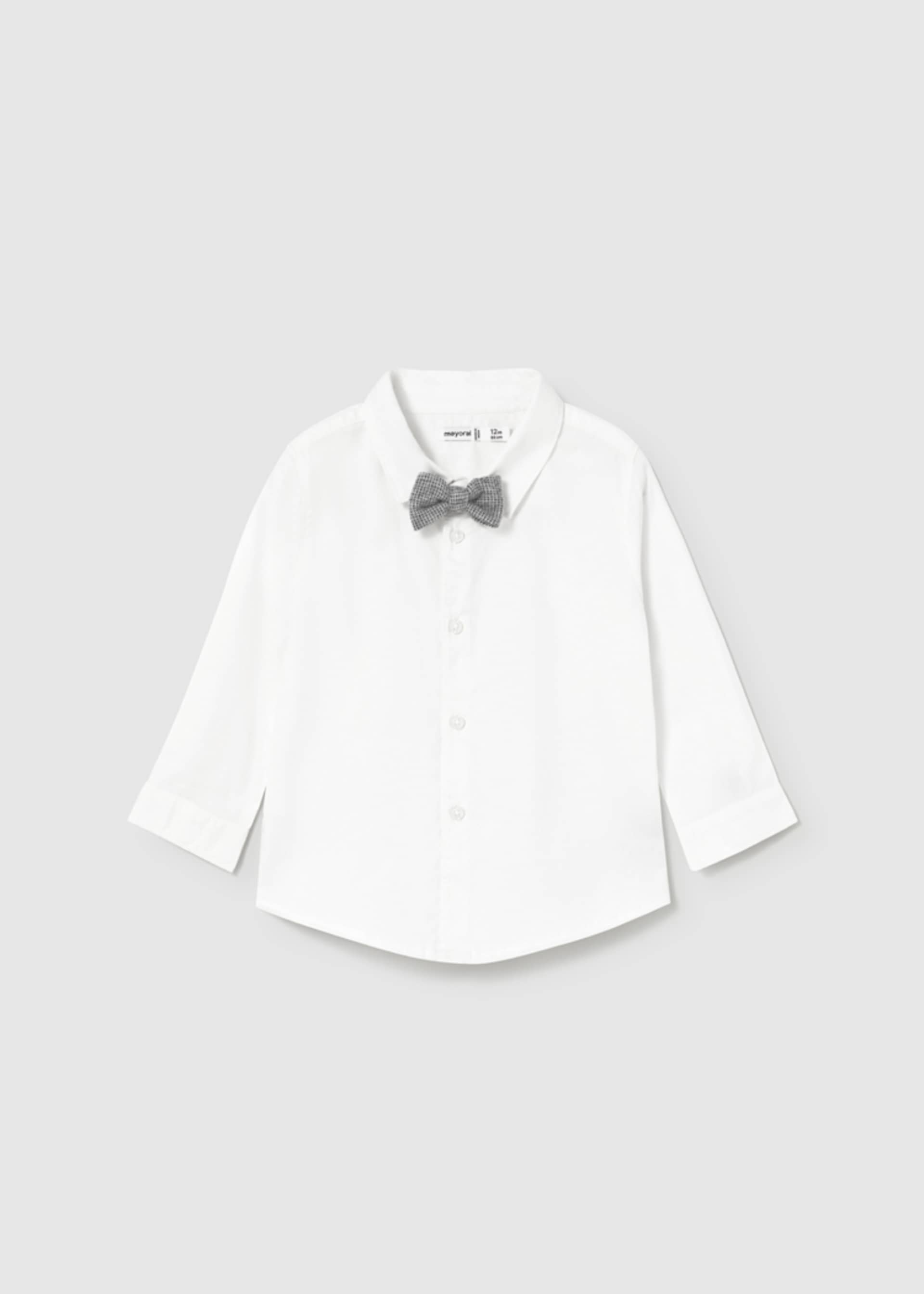 Chemise avec nœud papillon bébé