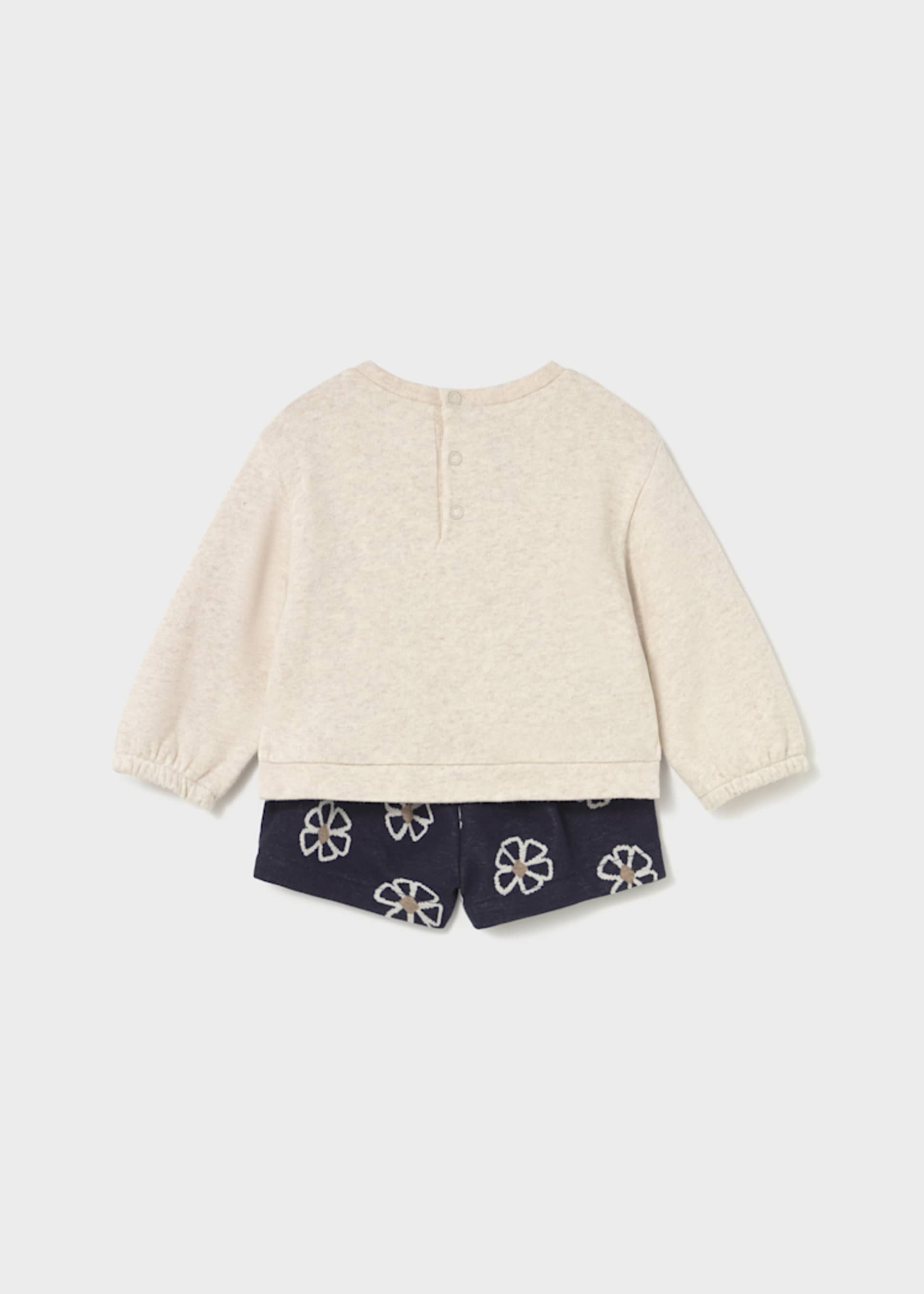 Ensemble short fleurs bébé