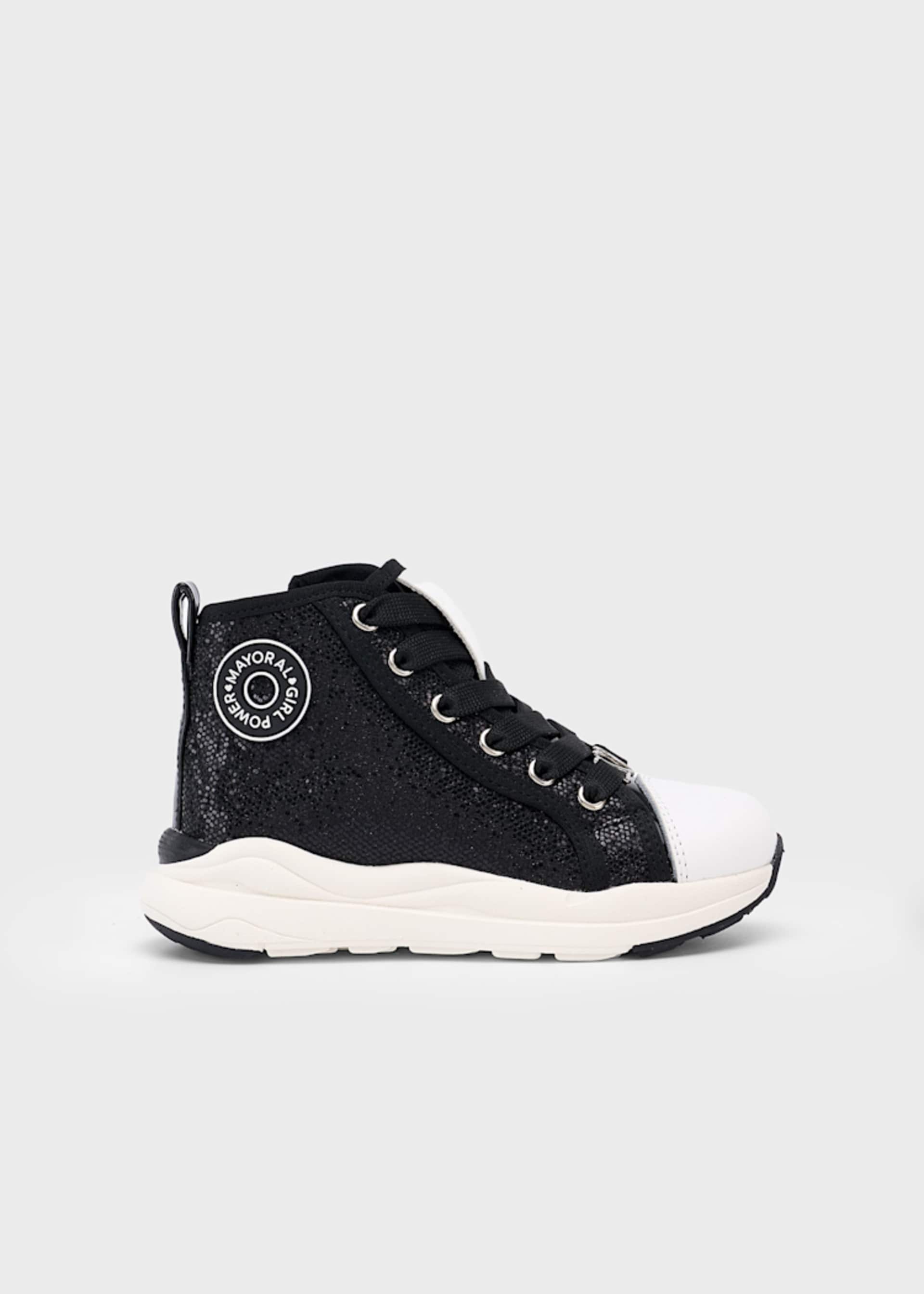 Bottines sportives paillettes fille