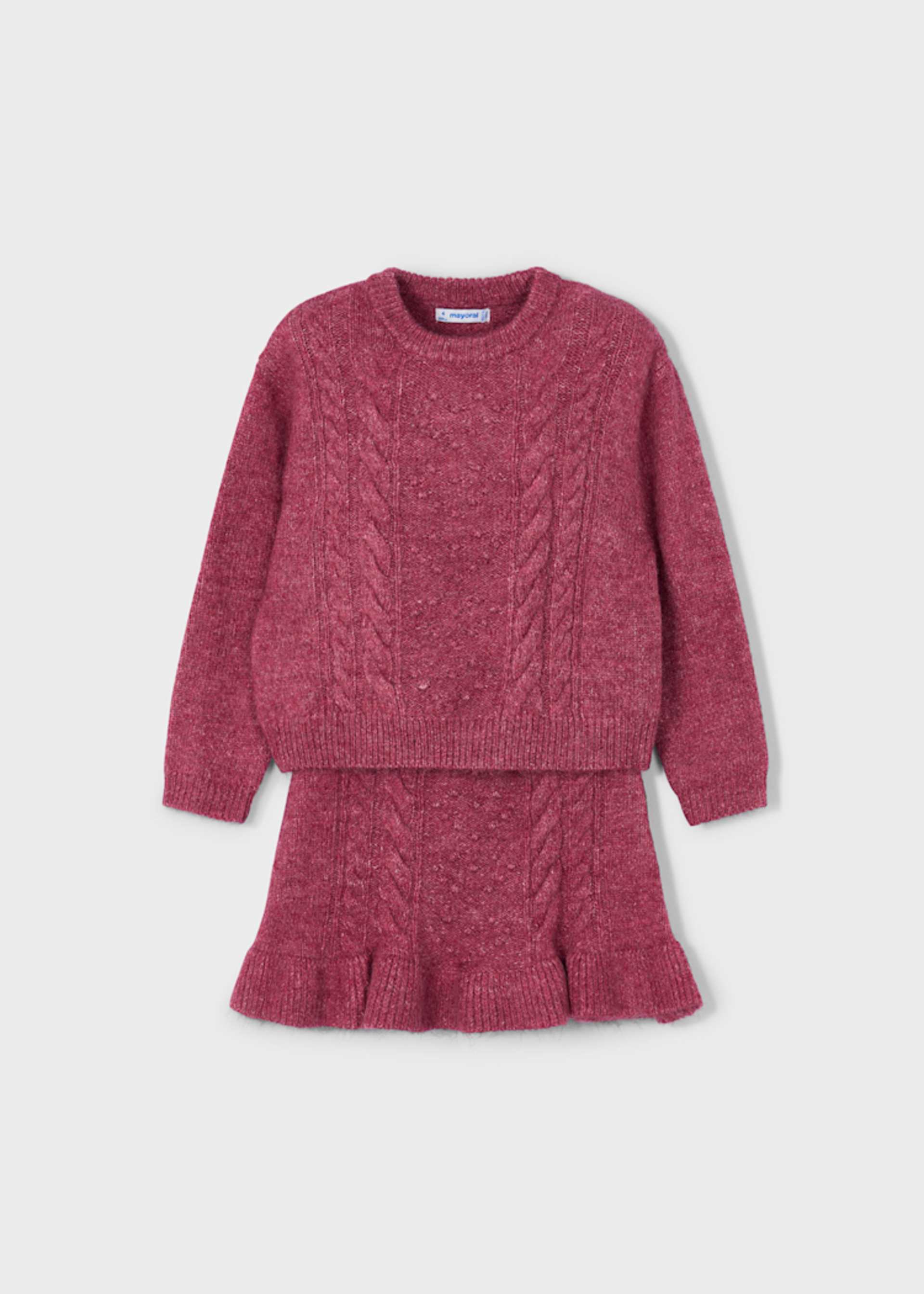 Conjunto saia e camisola oitos menina