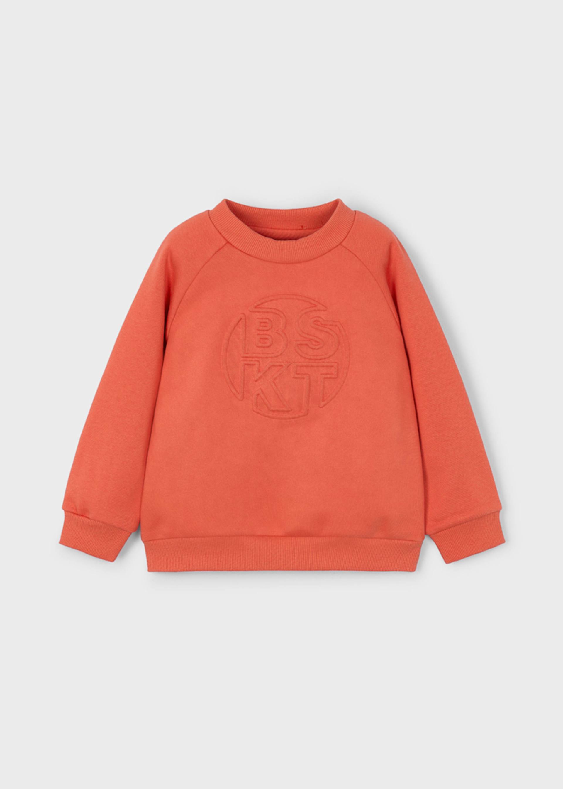Sweatshirt Motorrad in Relief Jungen