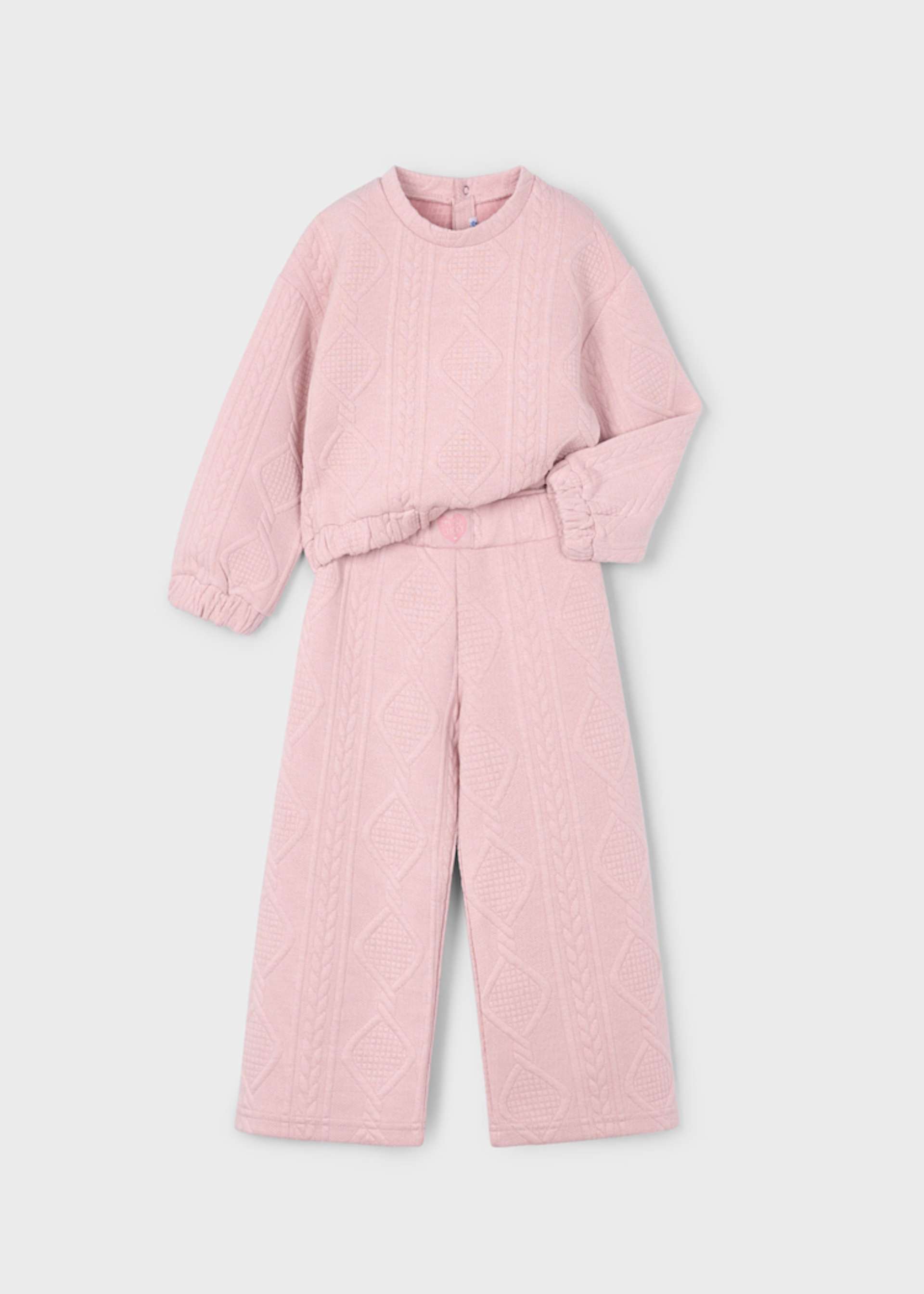 Girls quilted tracksuit