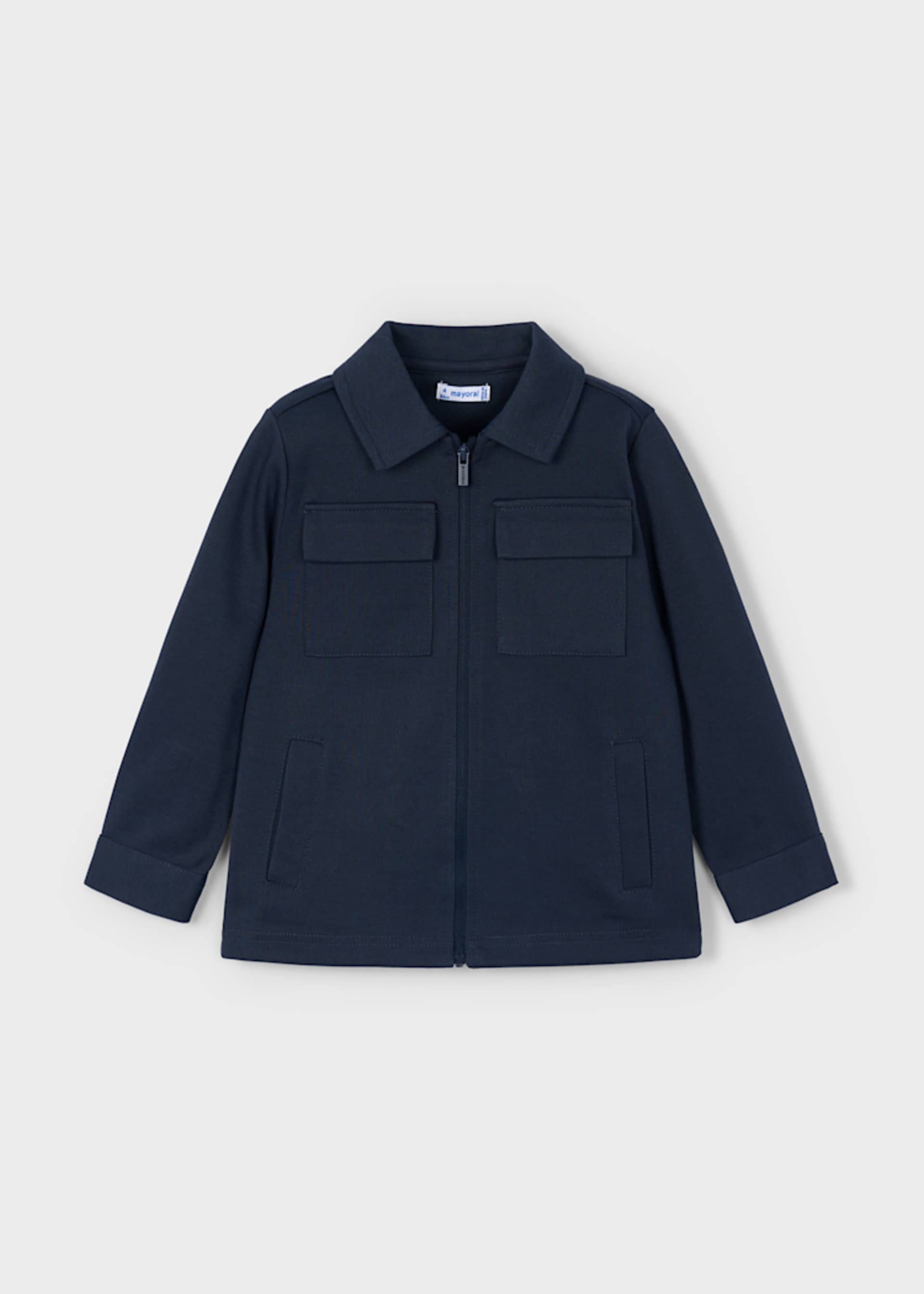 Boys zipped overshirt