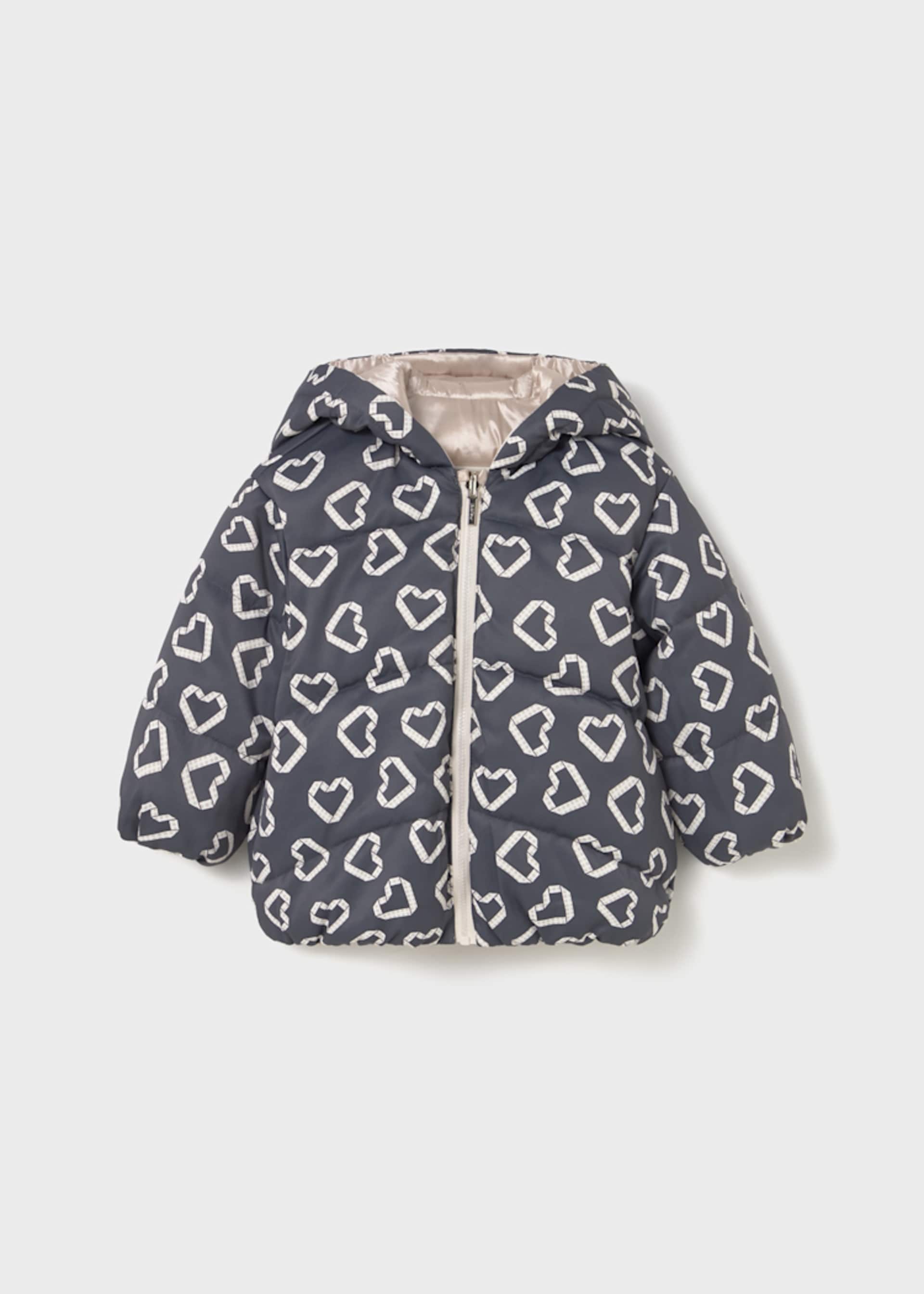 Baby Reversible Printed Puffer Jacket