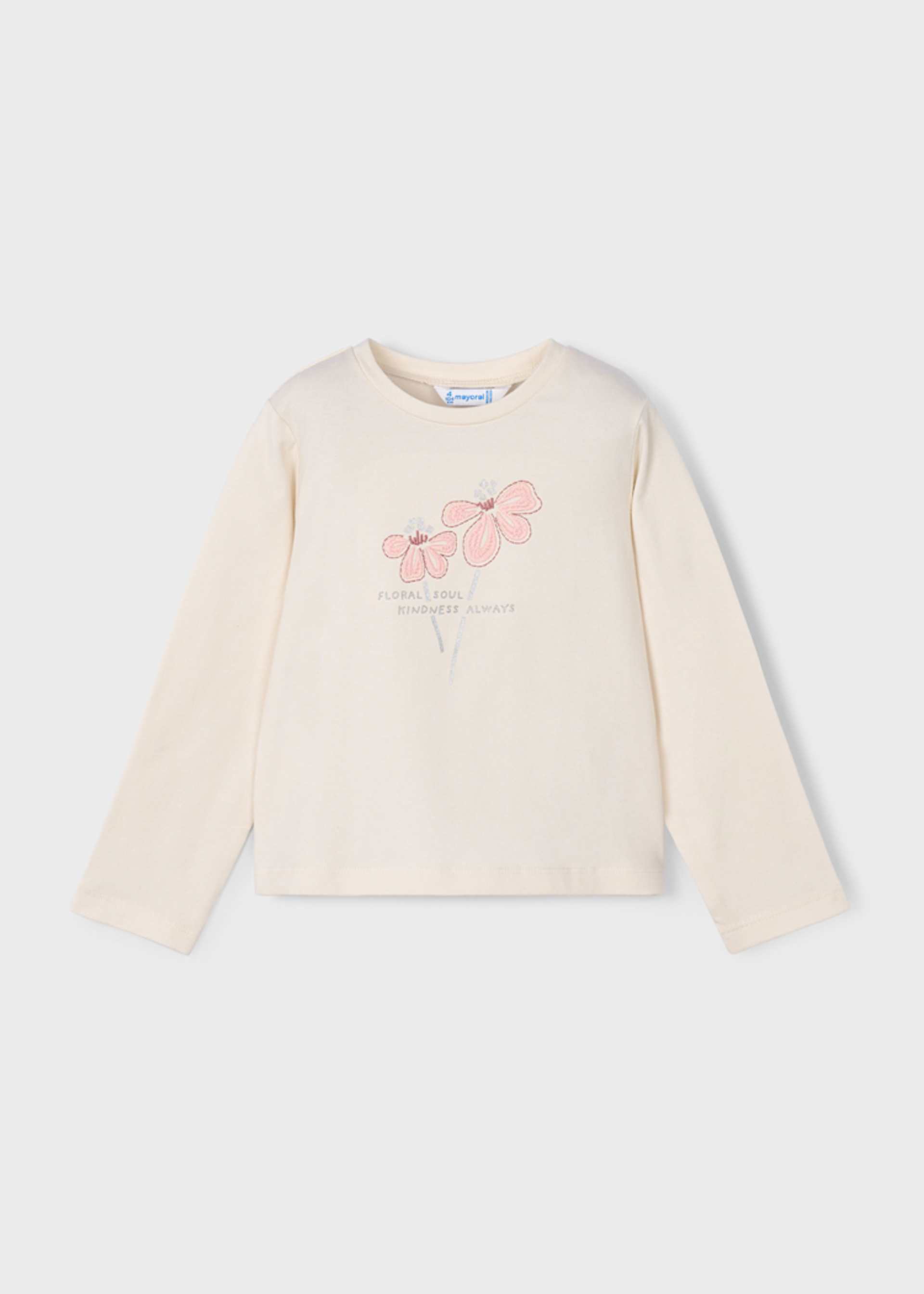 Shirt basic Blume Mädchen