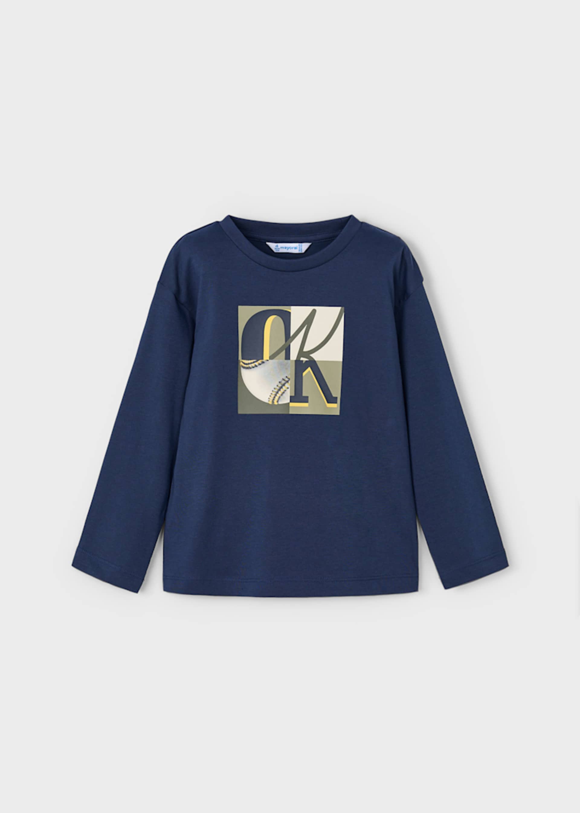 Playera letras niño