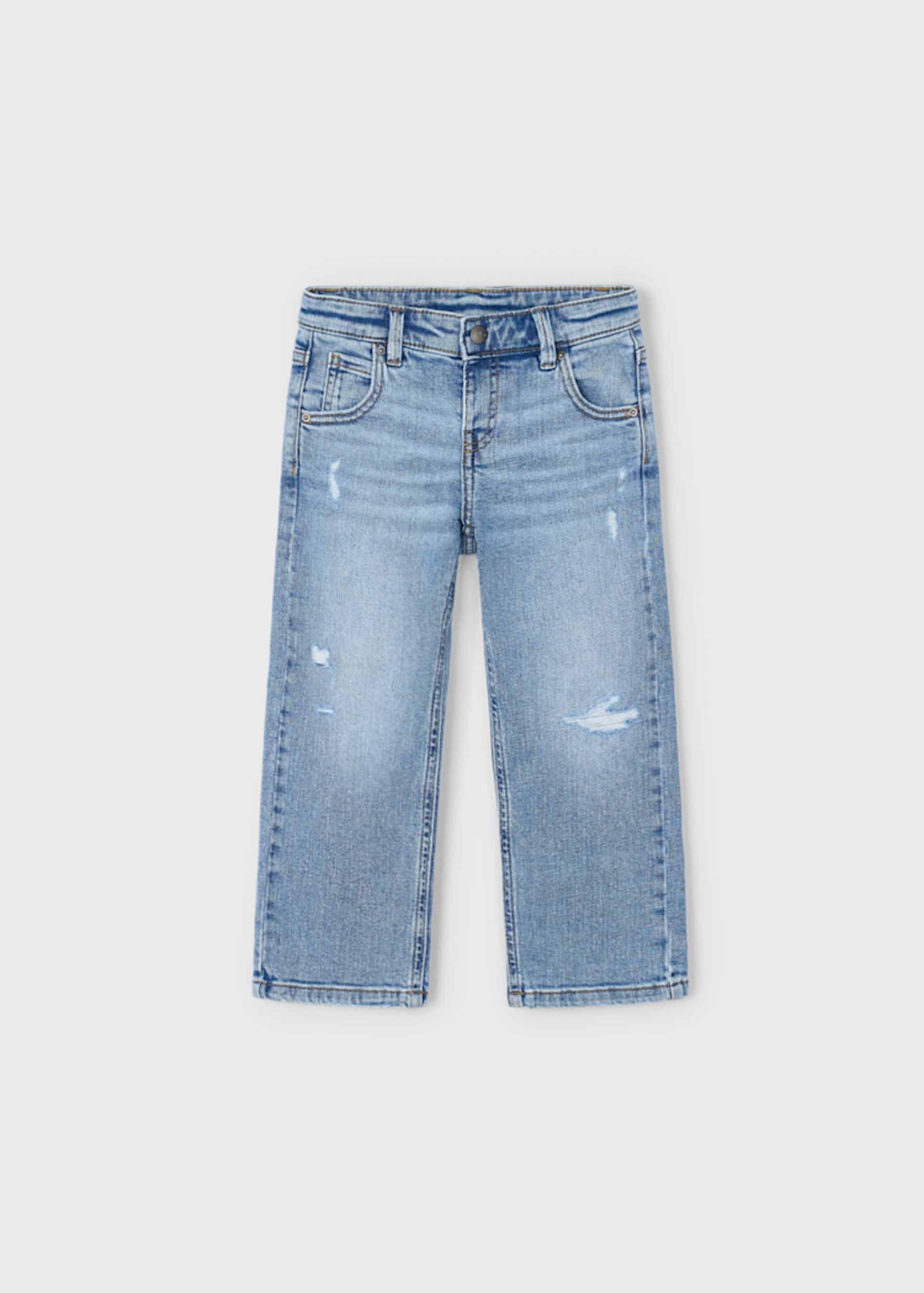 Boys wide denim trousers