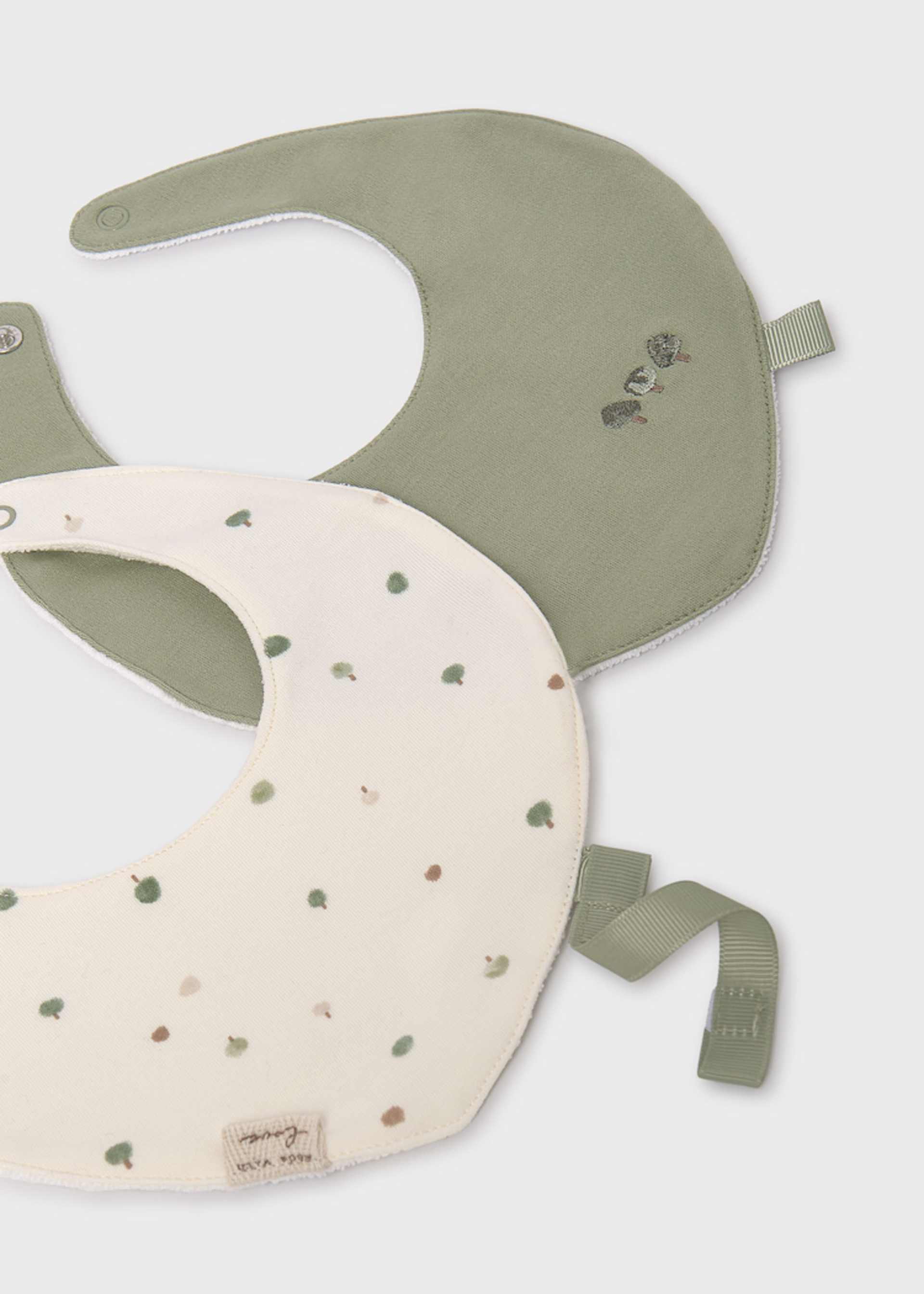 Lot de 2 bavoirs imperméables bébé