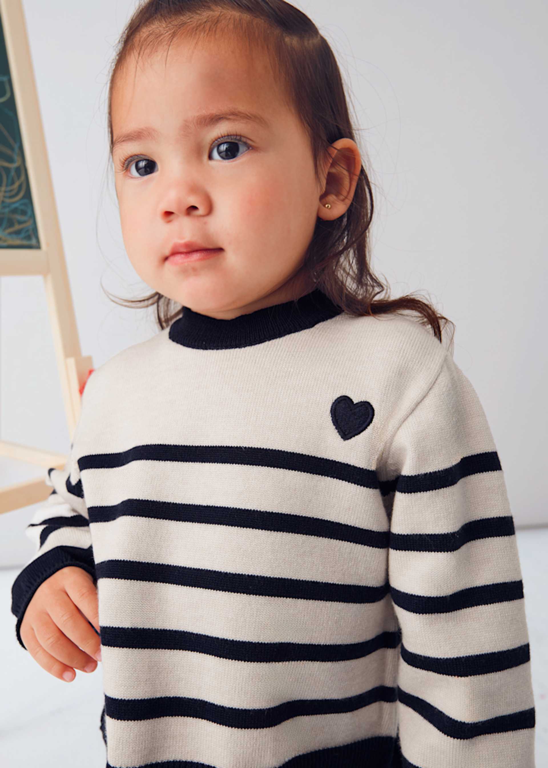 Set pantaloni cu pulover bebe Set pantaloni cu pulover bebe