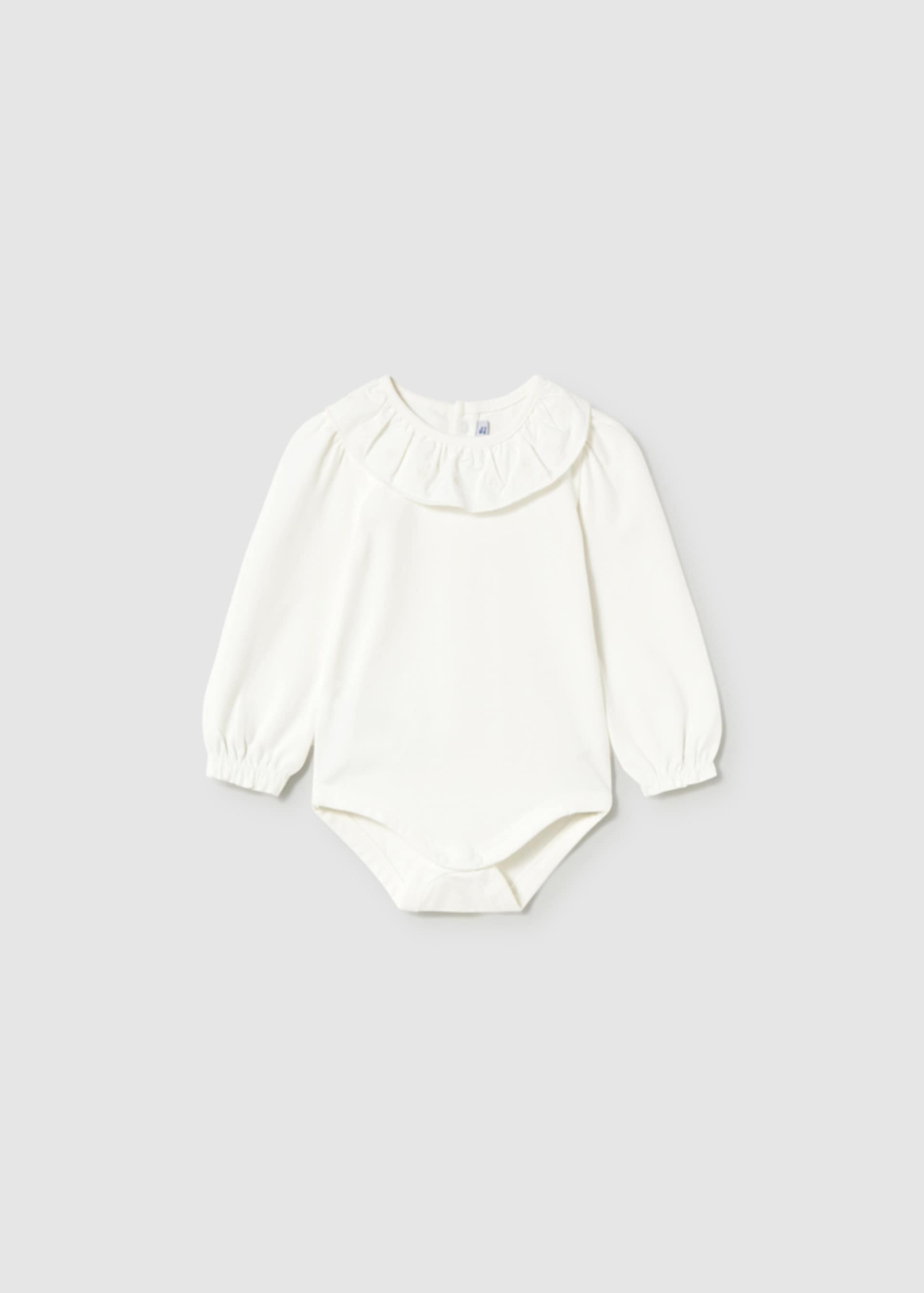 Baby Embroidered Collar Bodysuit