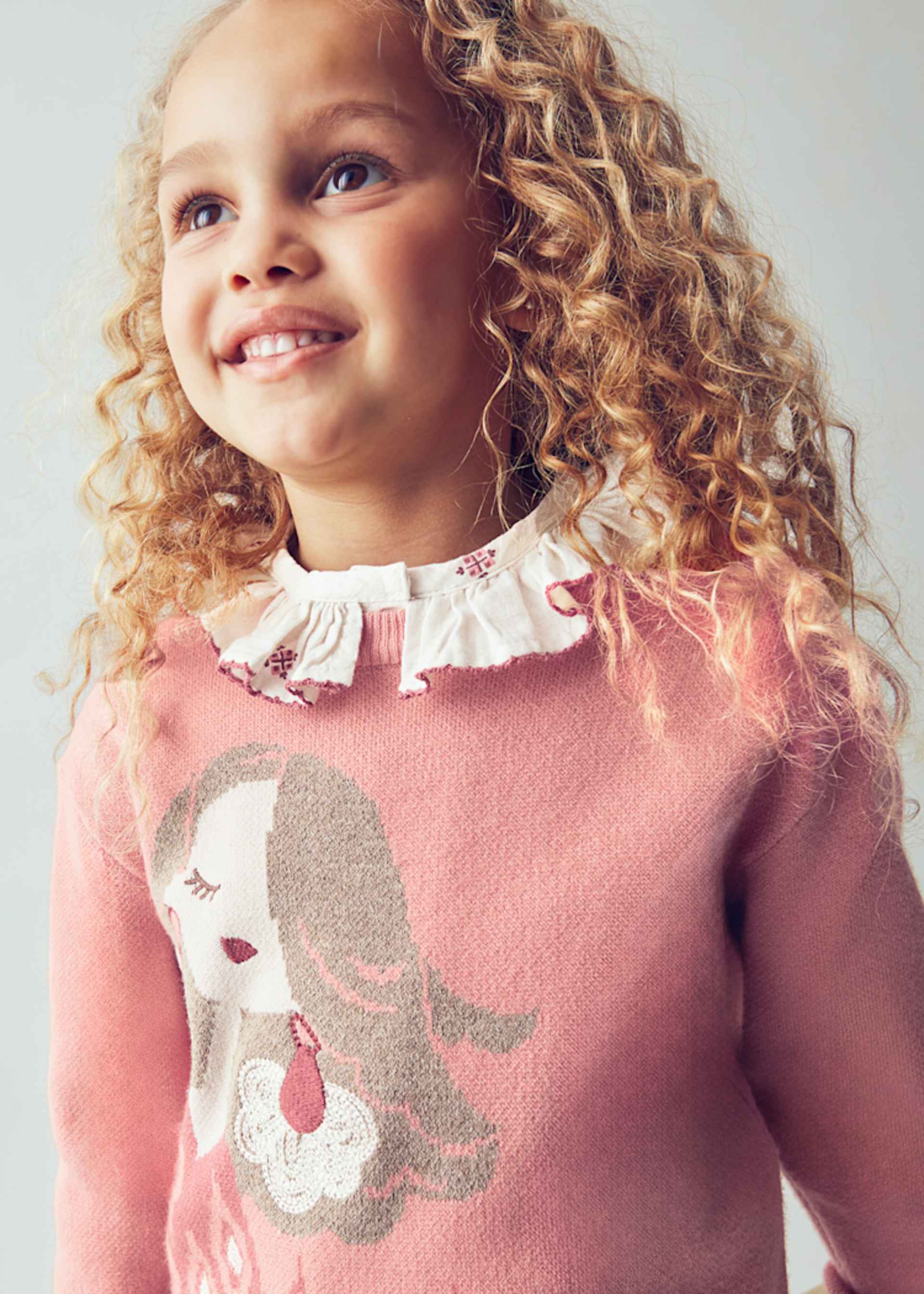 Suéter jacquard niña