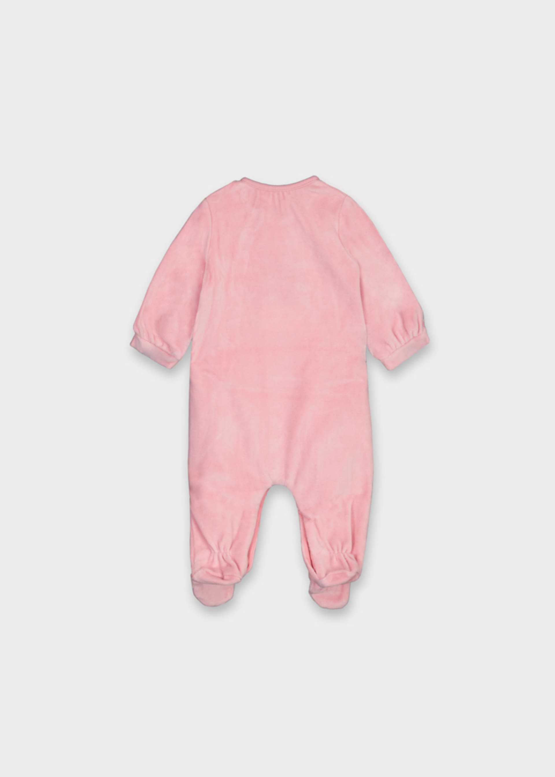 Newborn Girl Velour One Piece