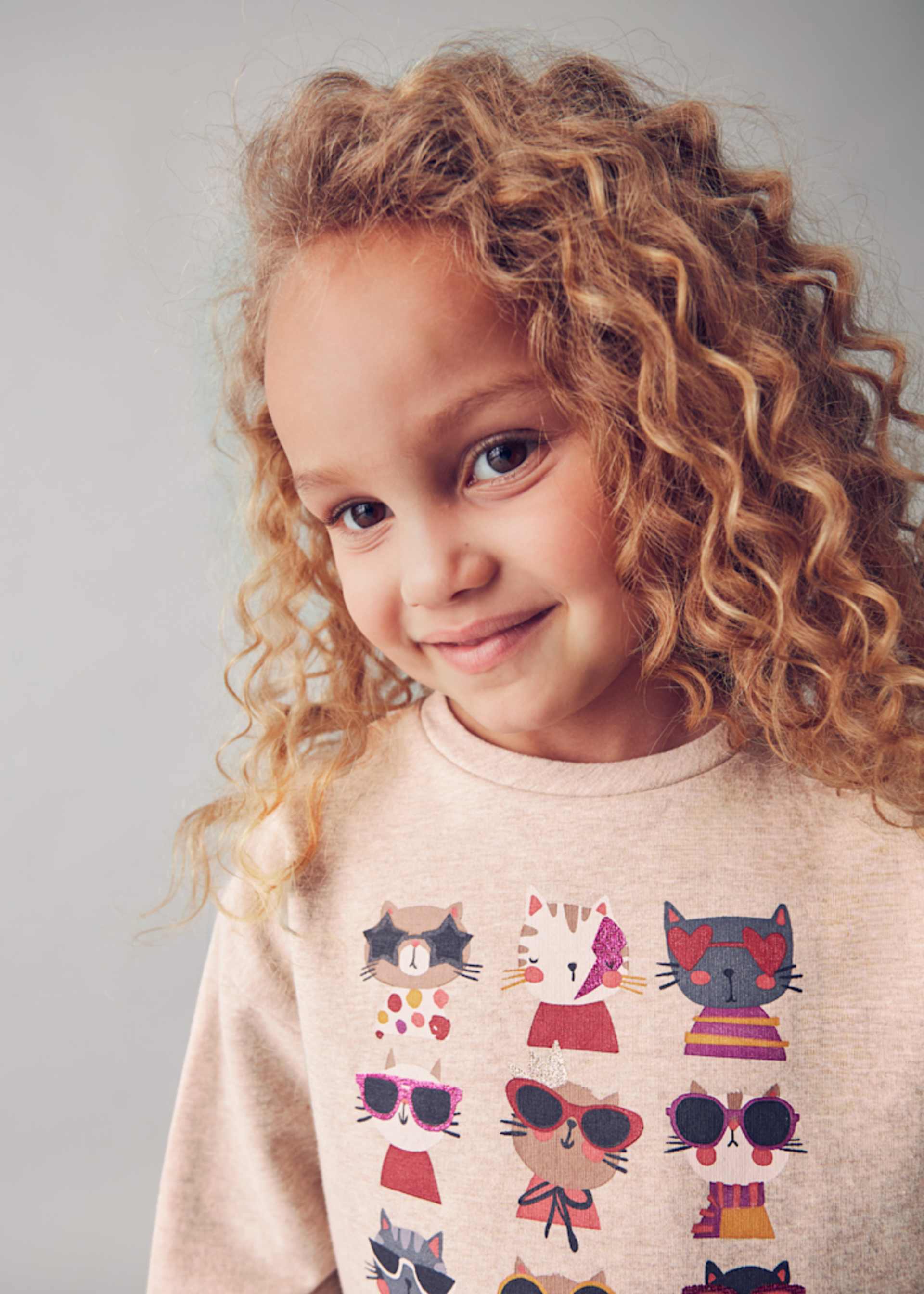 Girl Ribbed Leggings and Sweatshirt Set