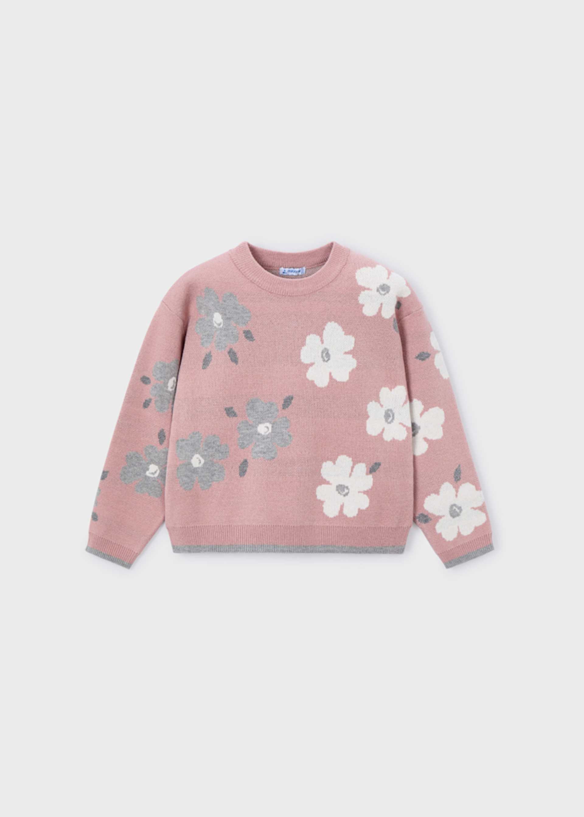 Girls jacquard jumper