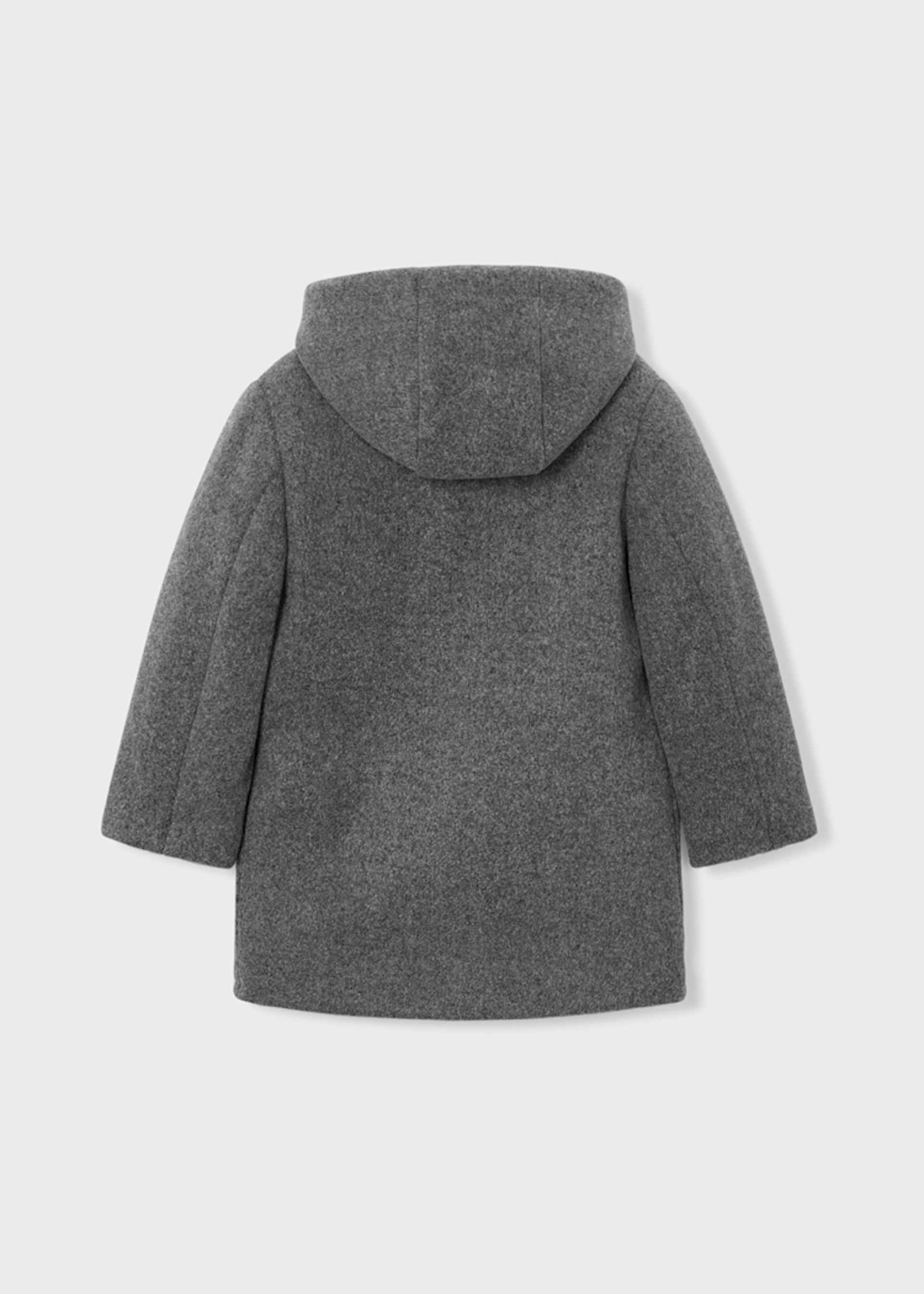 Abrigo tipo trenca unisex