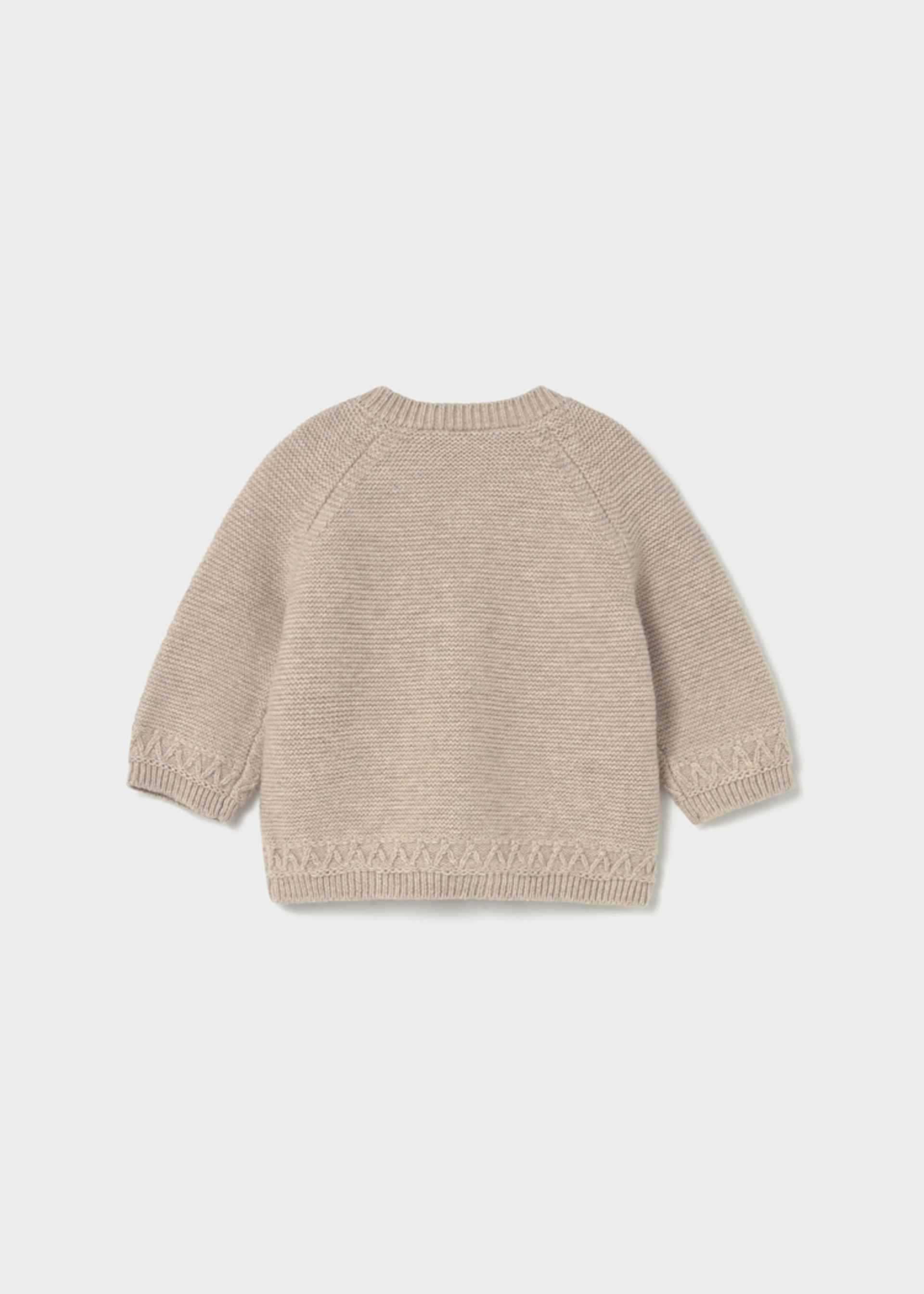 Newborn Boy Soft Knit Cardigan