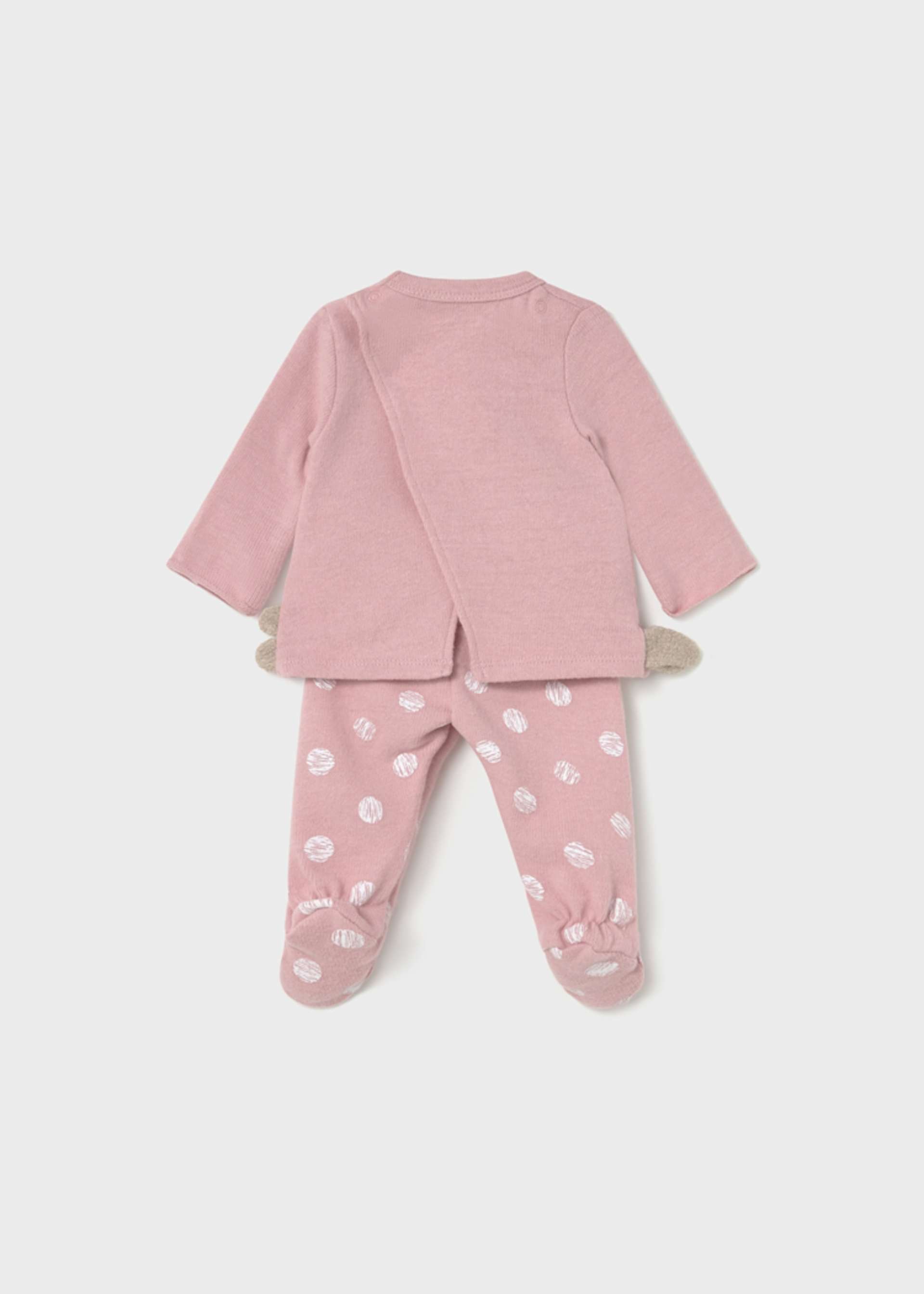 Set Strampler un Pullover Tierchen Neugeborene