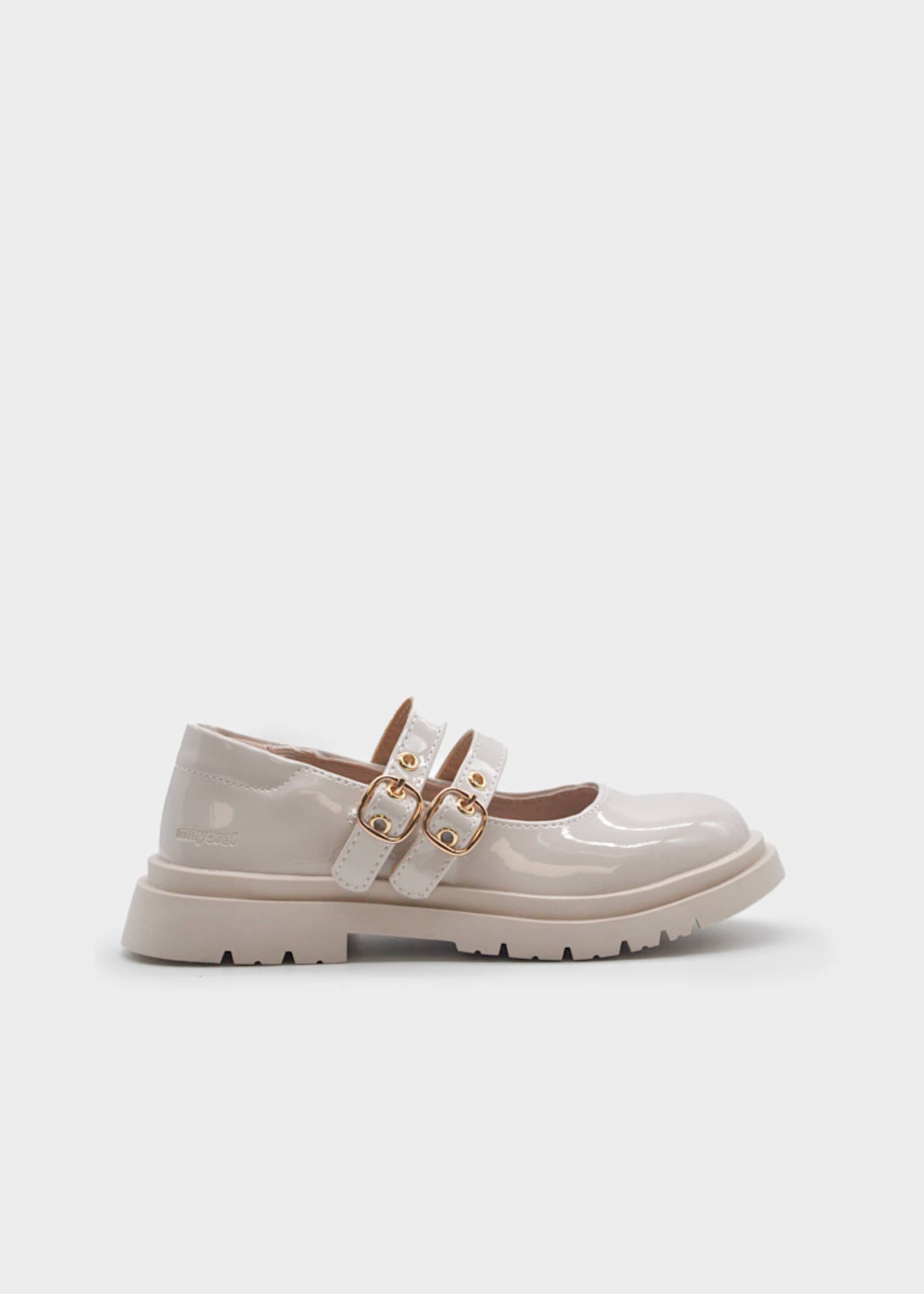 Girls toothed sole Mary Janes