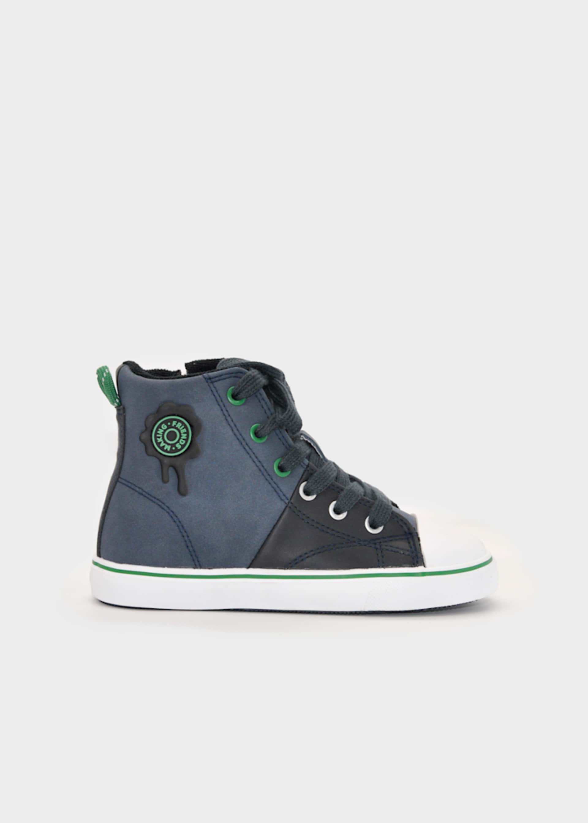 Bottines sport contrastées garçon