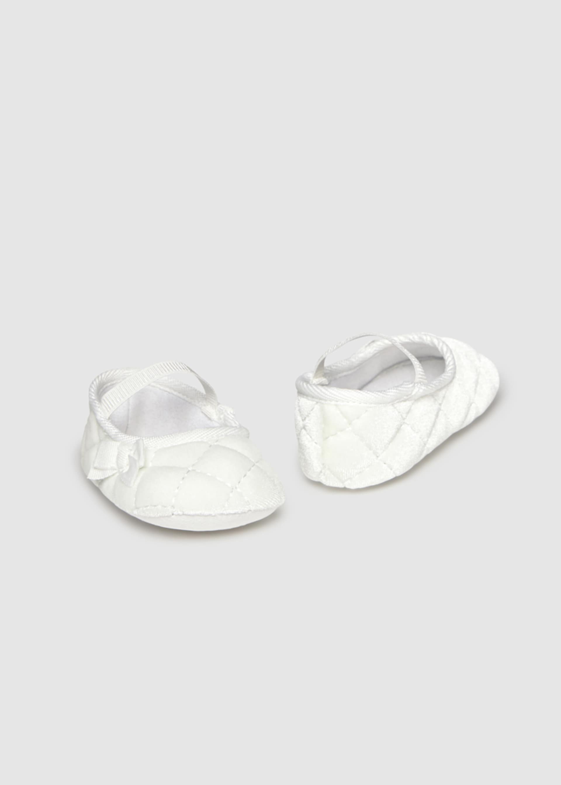 Chaussures en velours nouveau-né