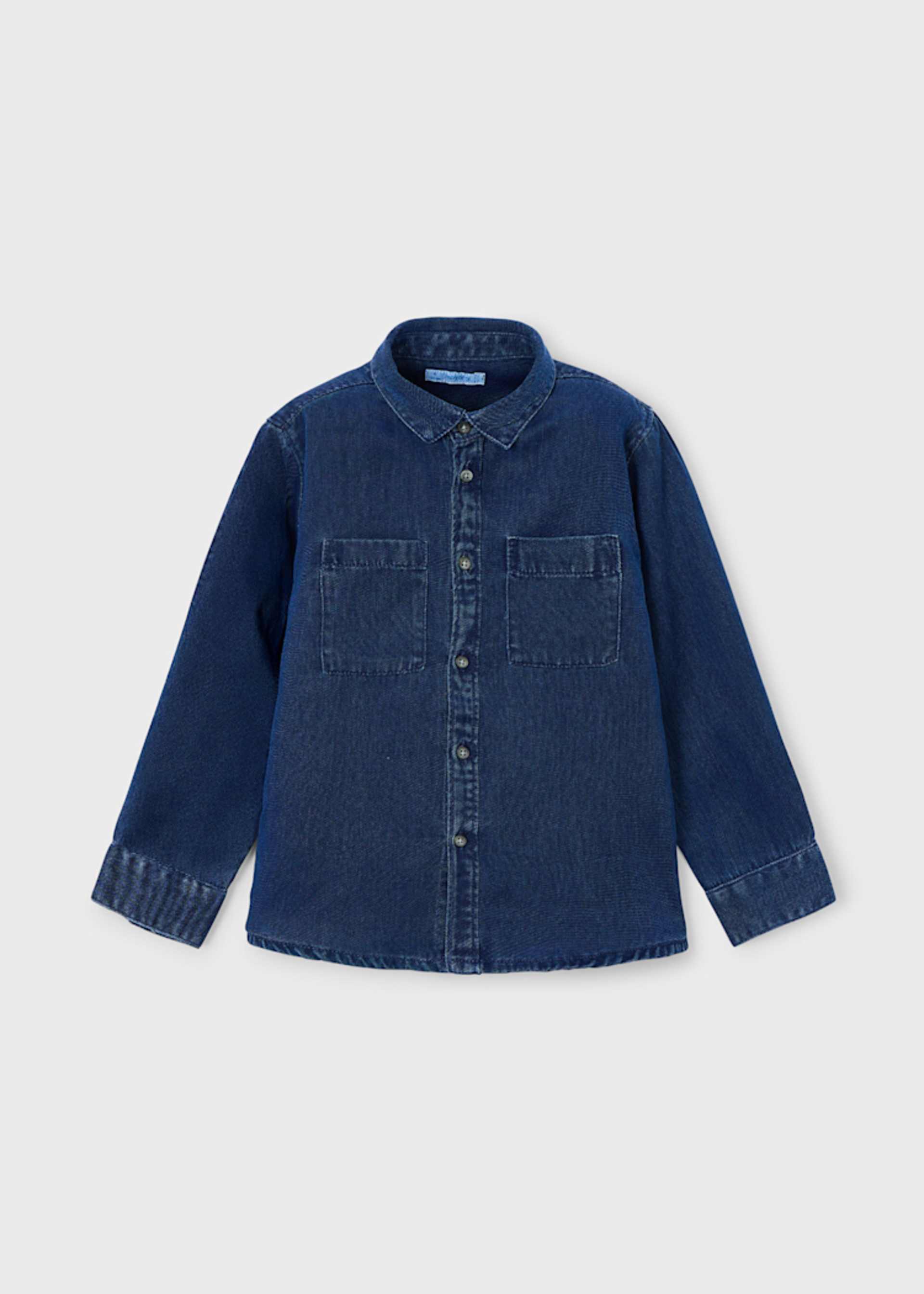 Chemise denim garçon