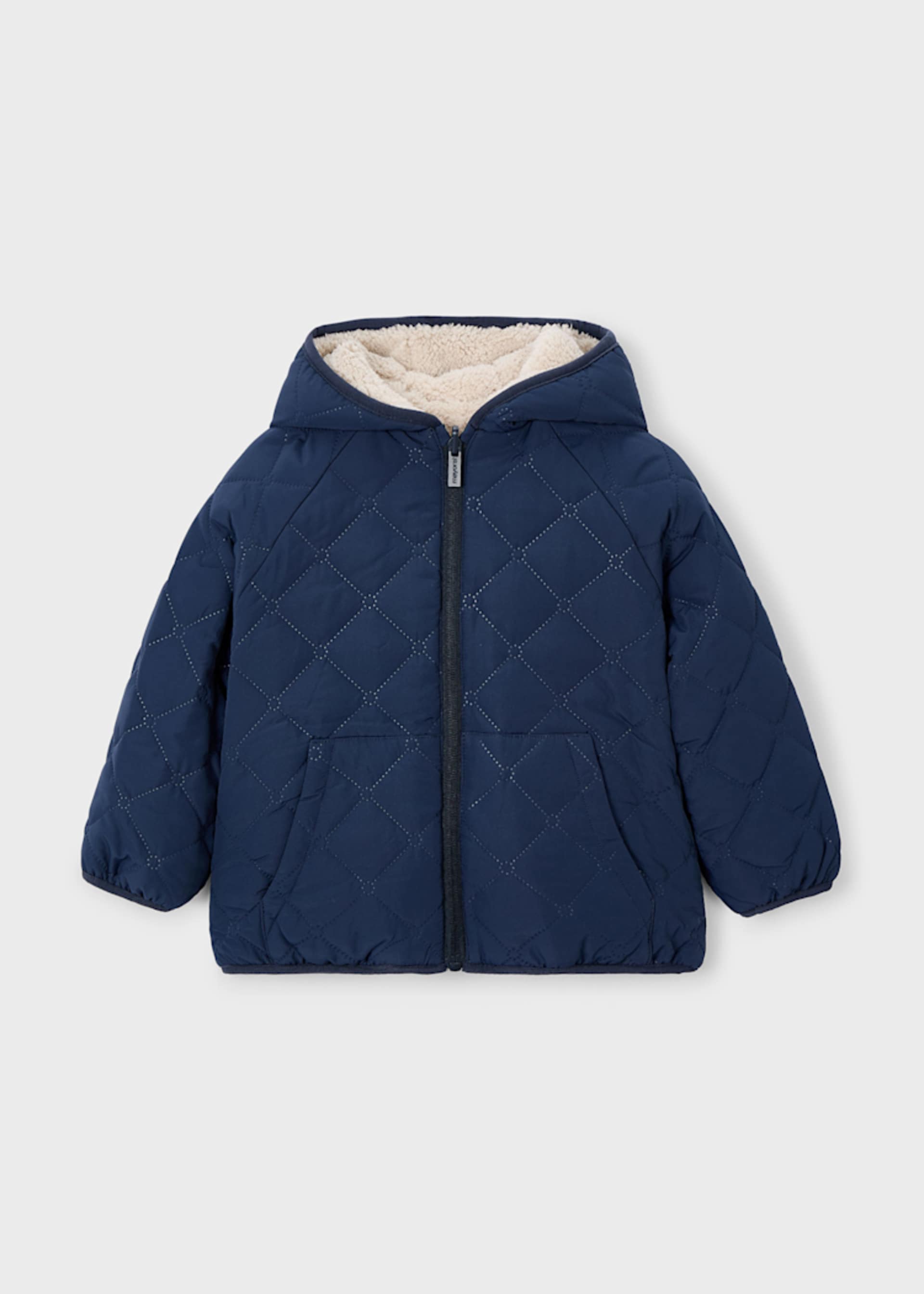 Children's unisex reversible sheepskin coat