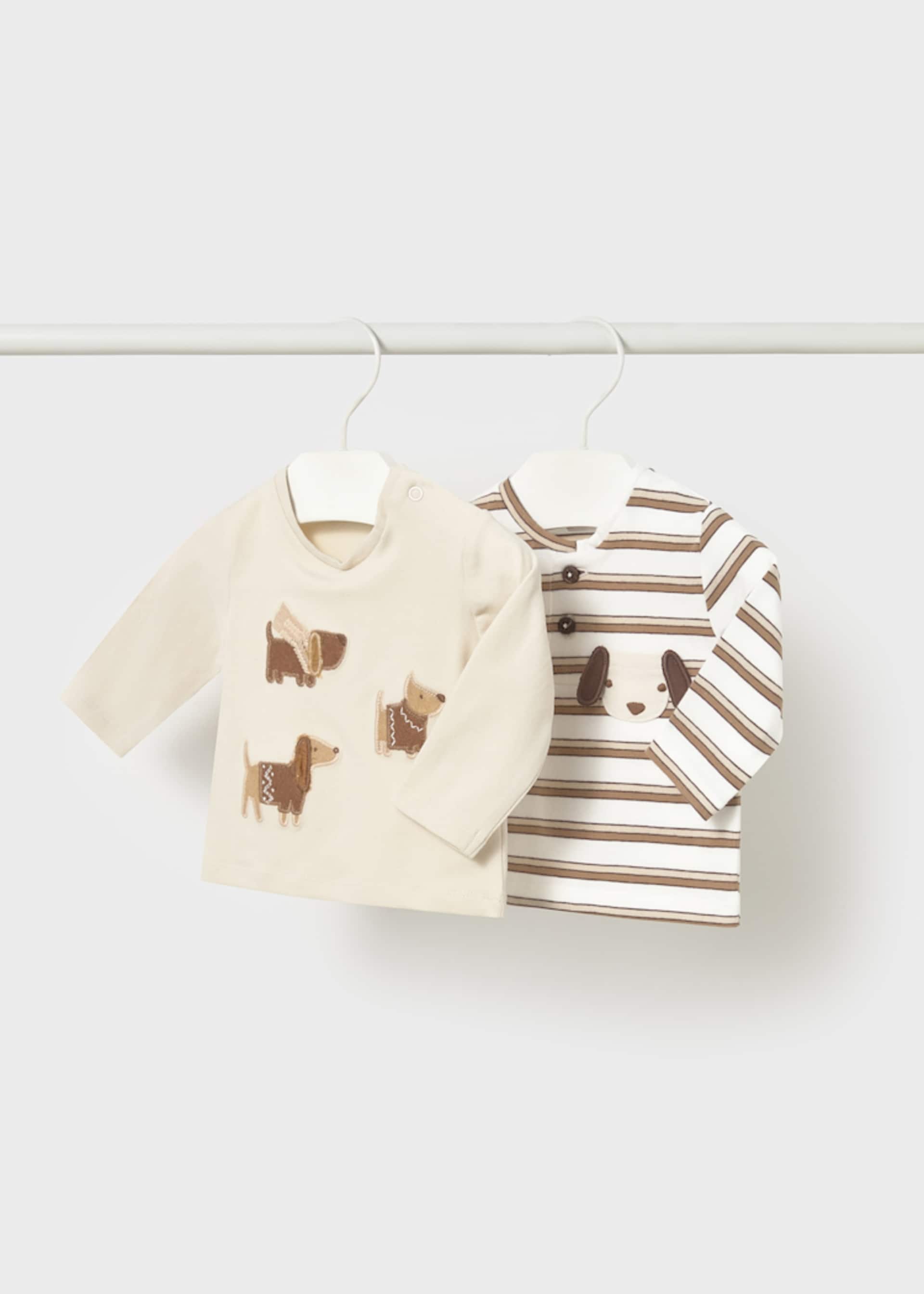 Set 2 magliette neonato