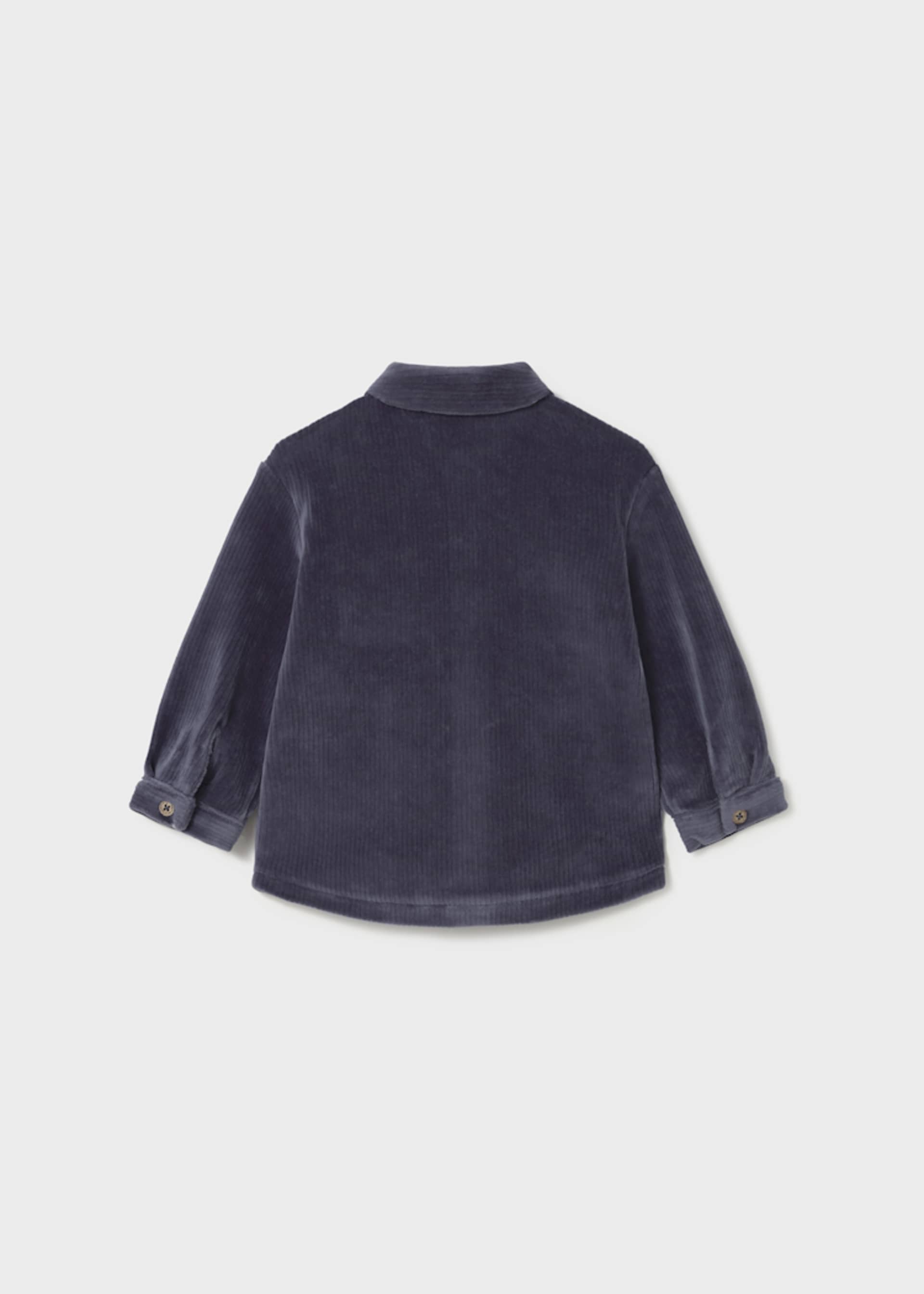 Overshirt velluto a costine neonato