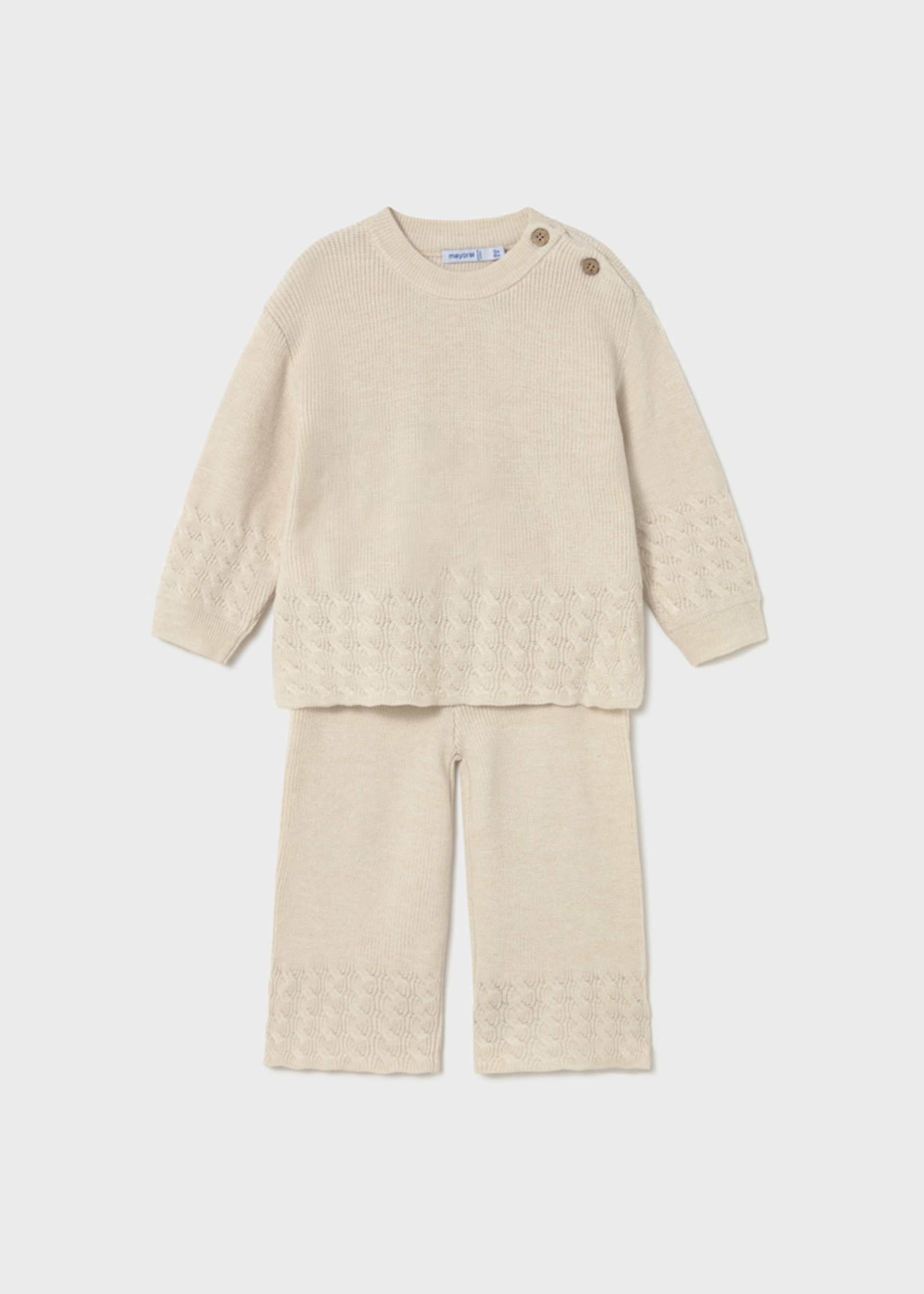 Conjunto tricot bebé