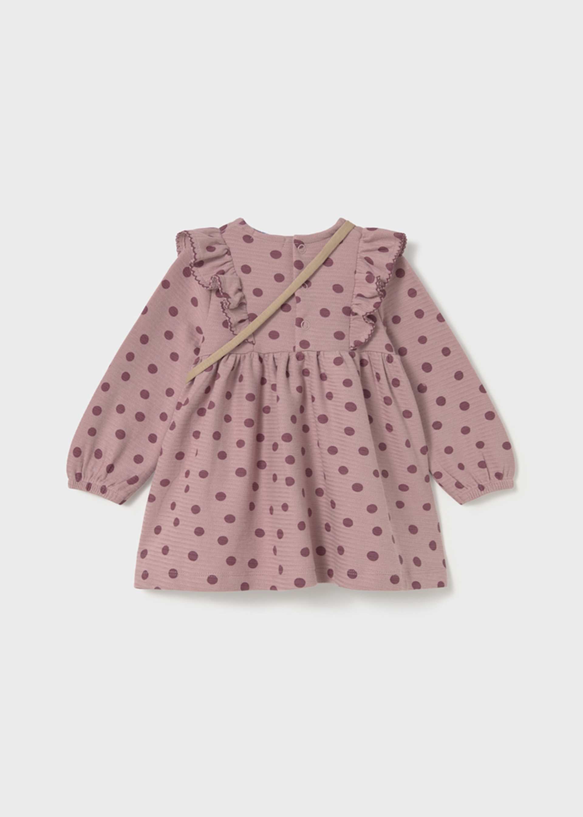 Baby Printed Dress with Purse