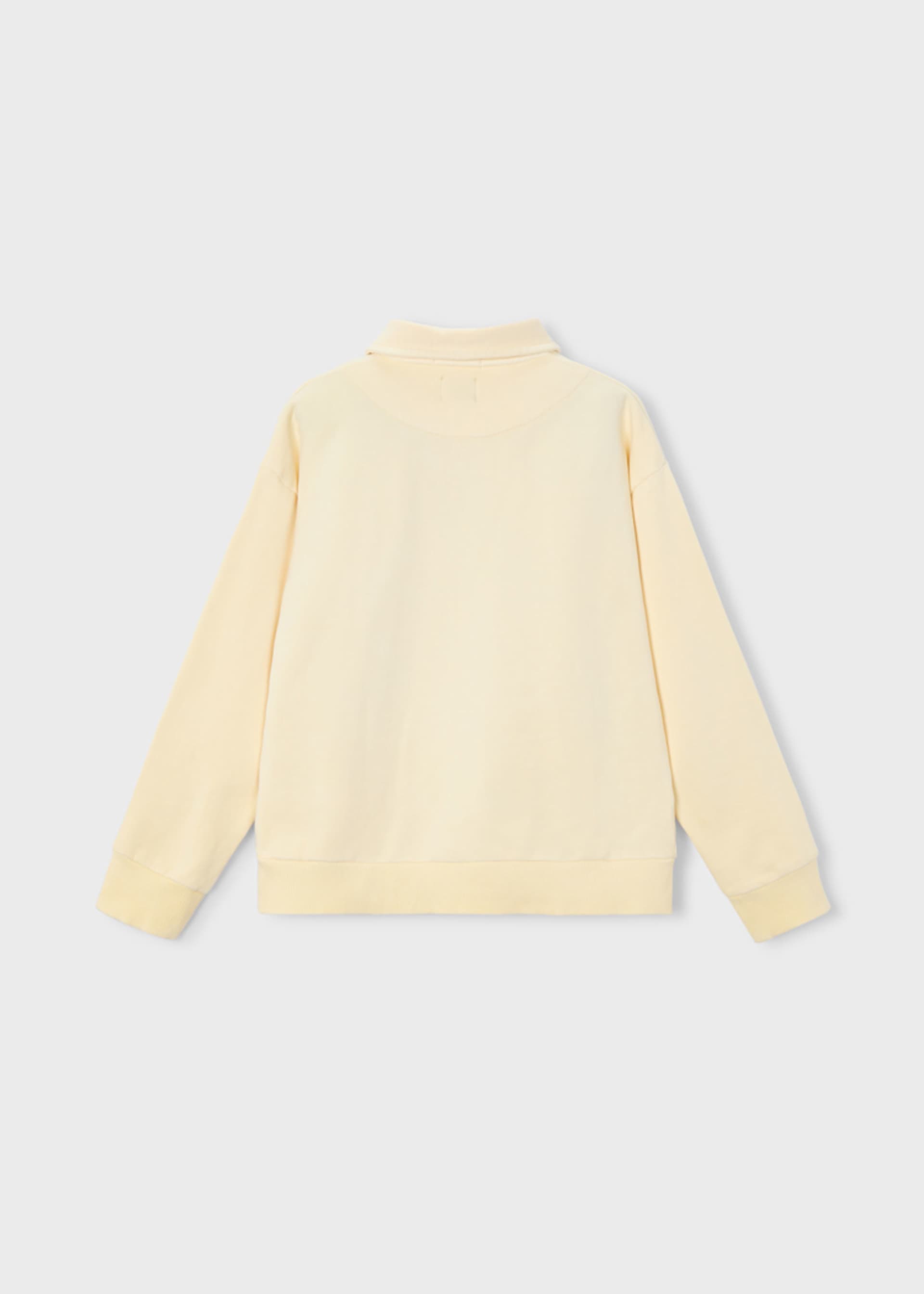 Polo neck sweatshirt