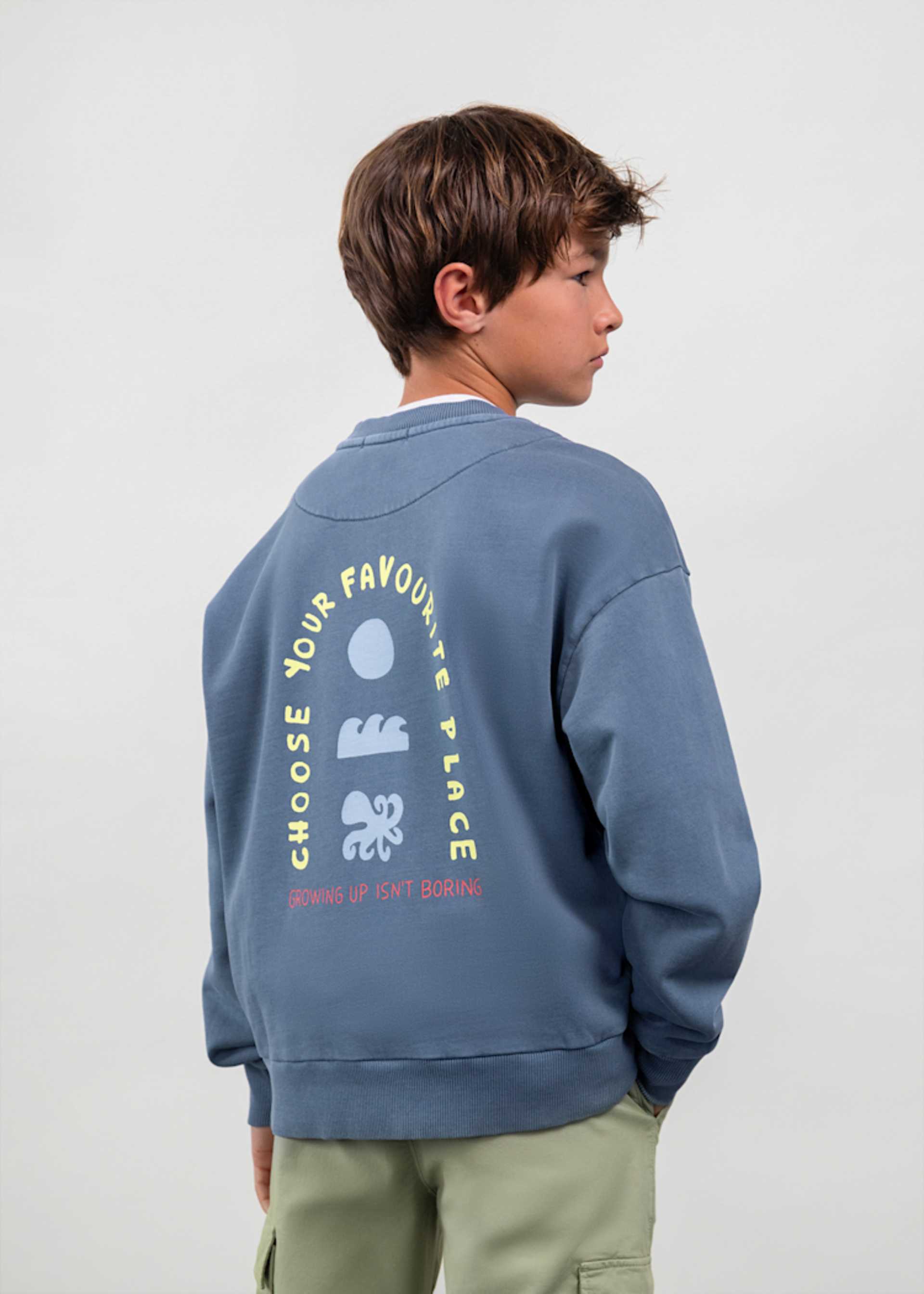 Sweatshirt Boston Boston Kids Jungen