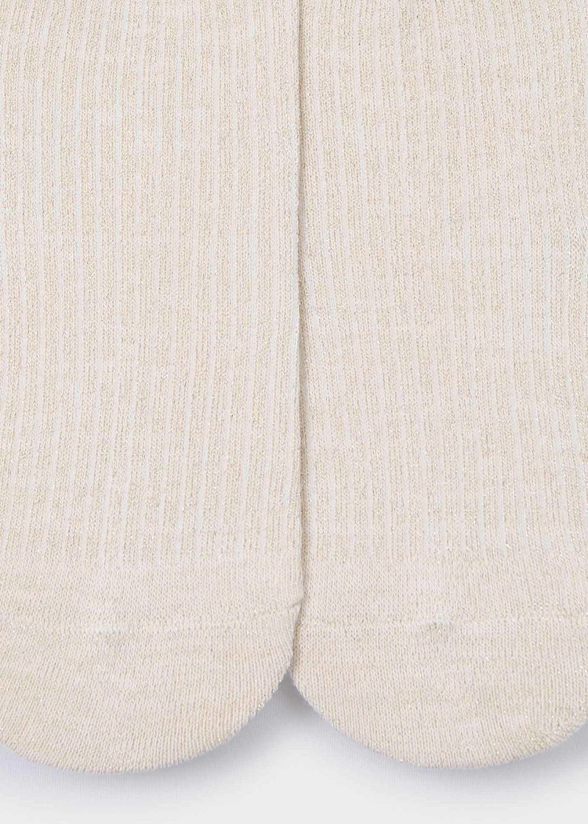 Strumpfhose lurex Rippstruktur Mädchen