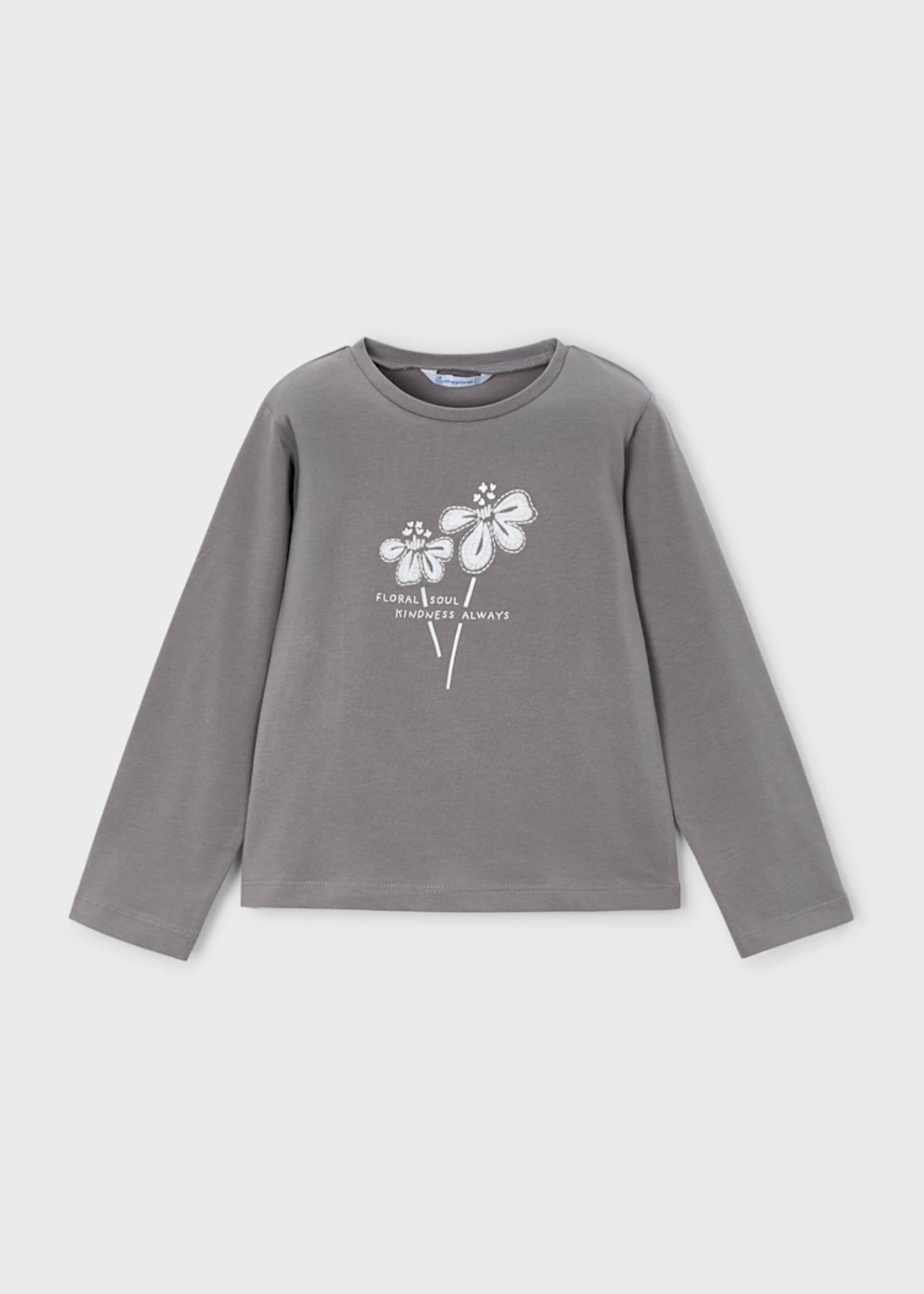 Girl Basic Flower T-Shirt
