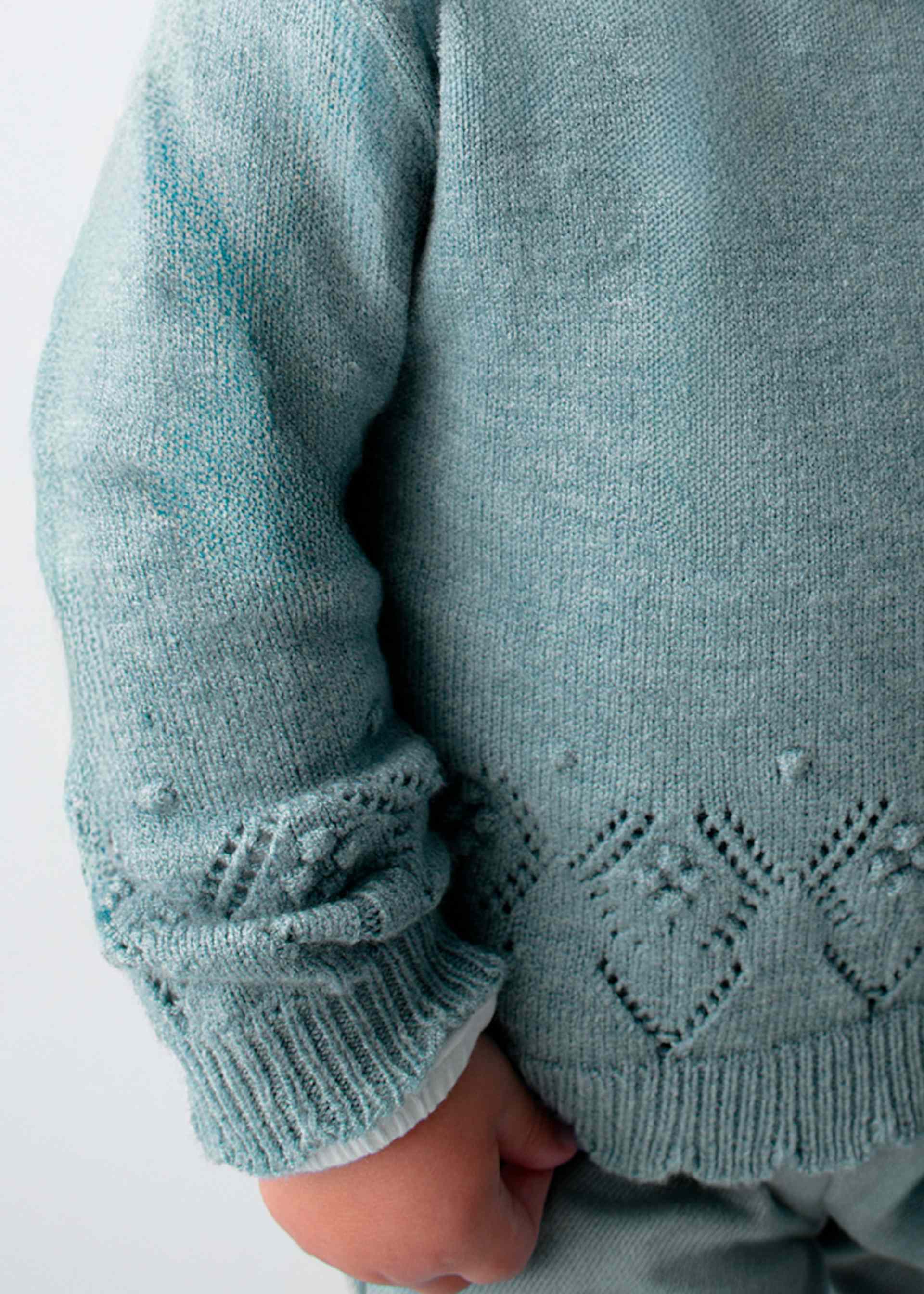 Baby Openwork Knit Sweater