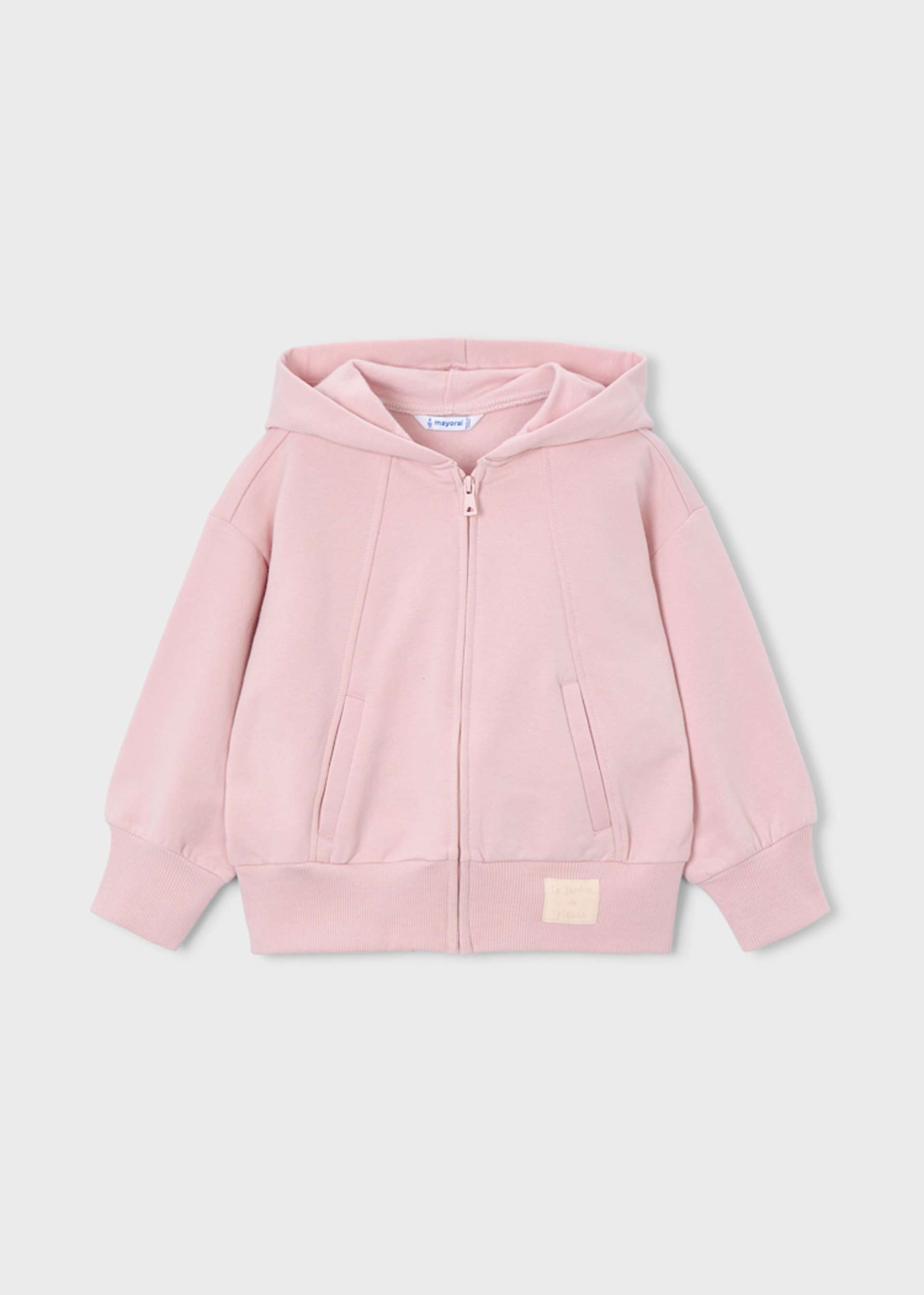 Sudadera cremallera niña