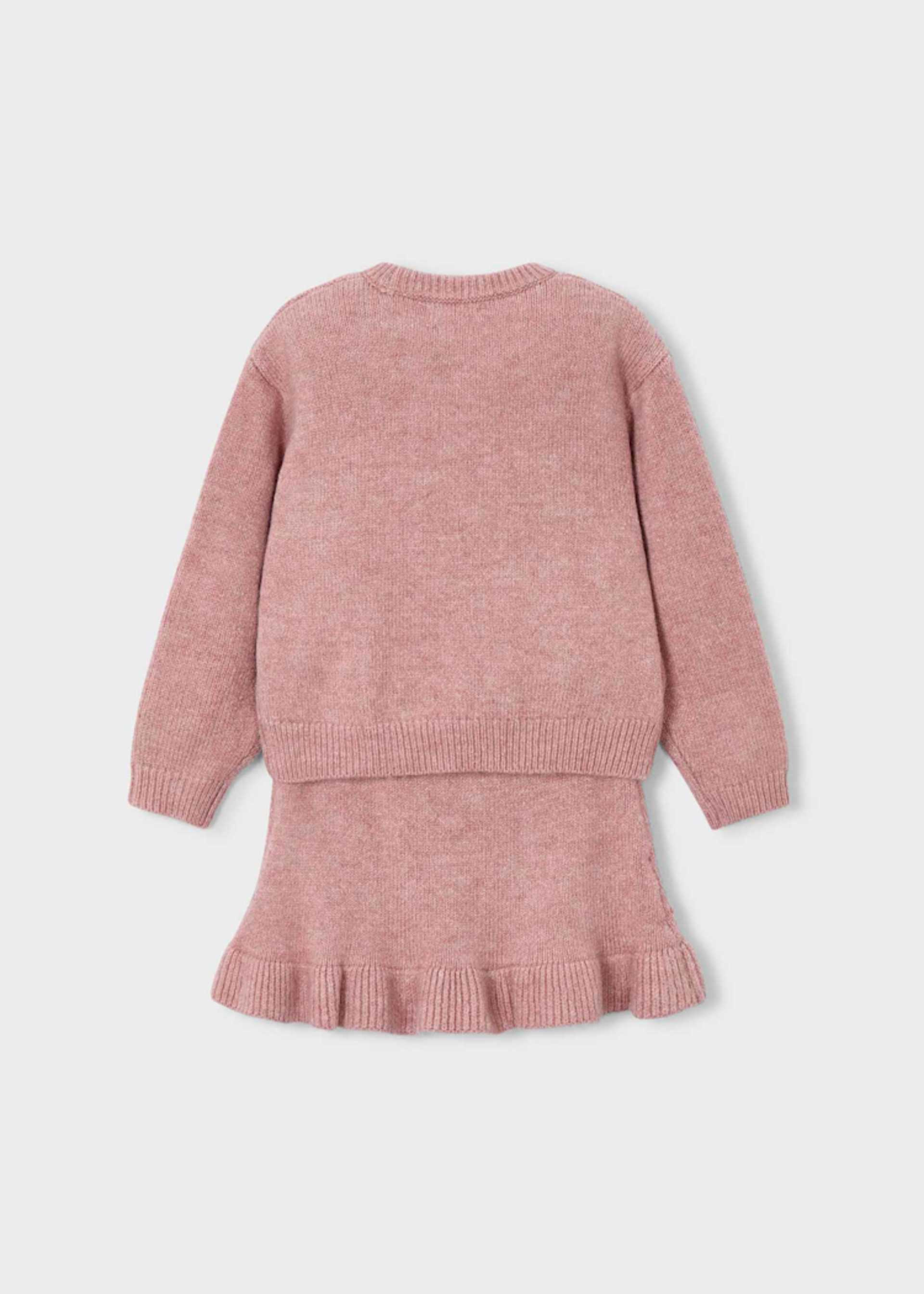 Girl Knit Sweater and Skirt Set