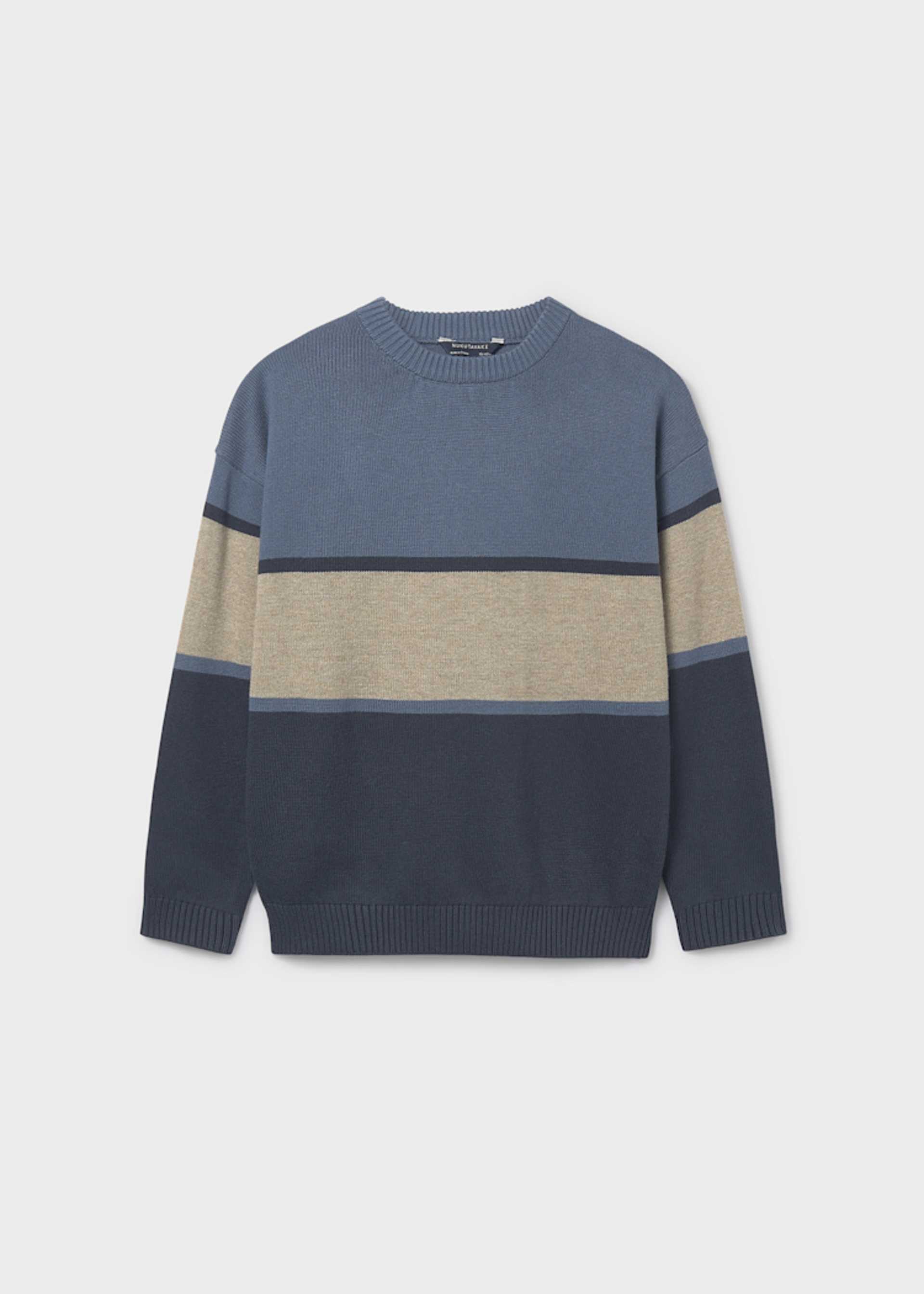 Boy Color Block Knit Sweater