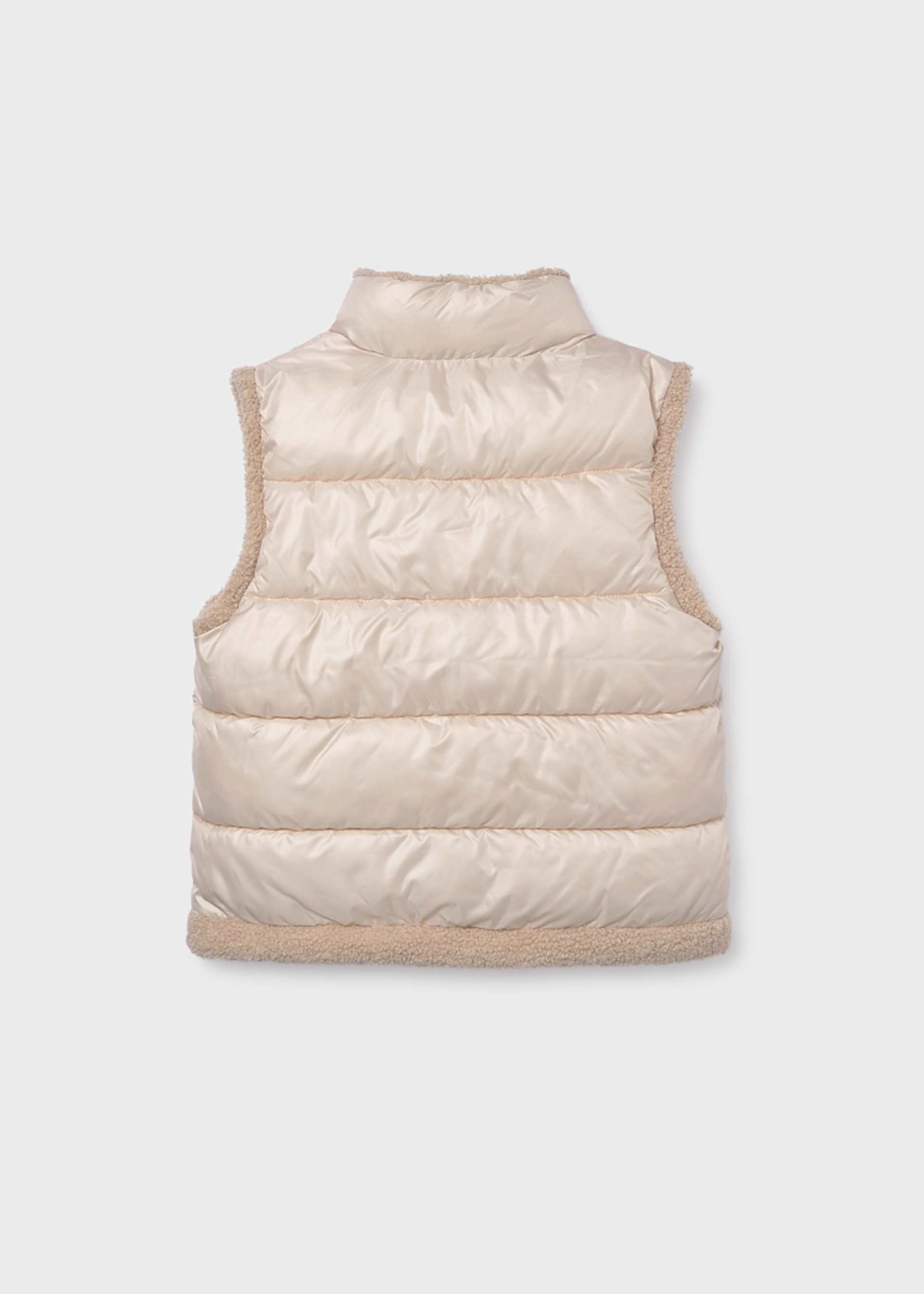 Girls sheepskin gilet